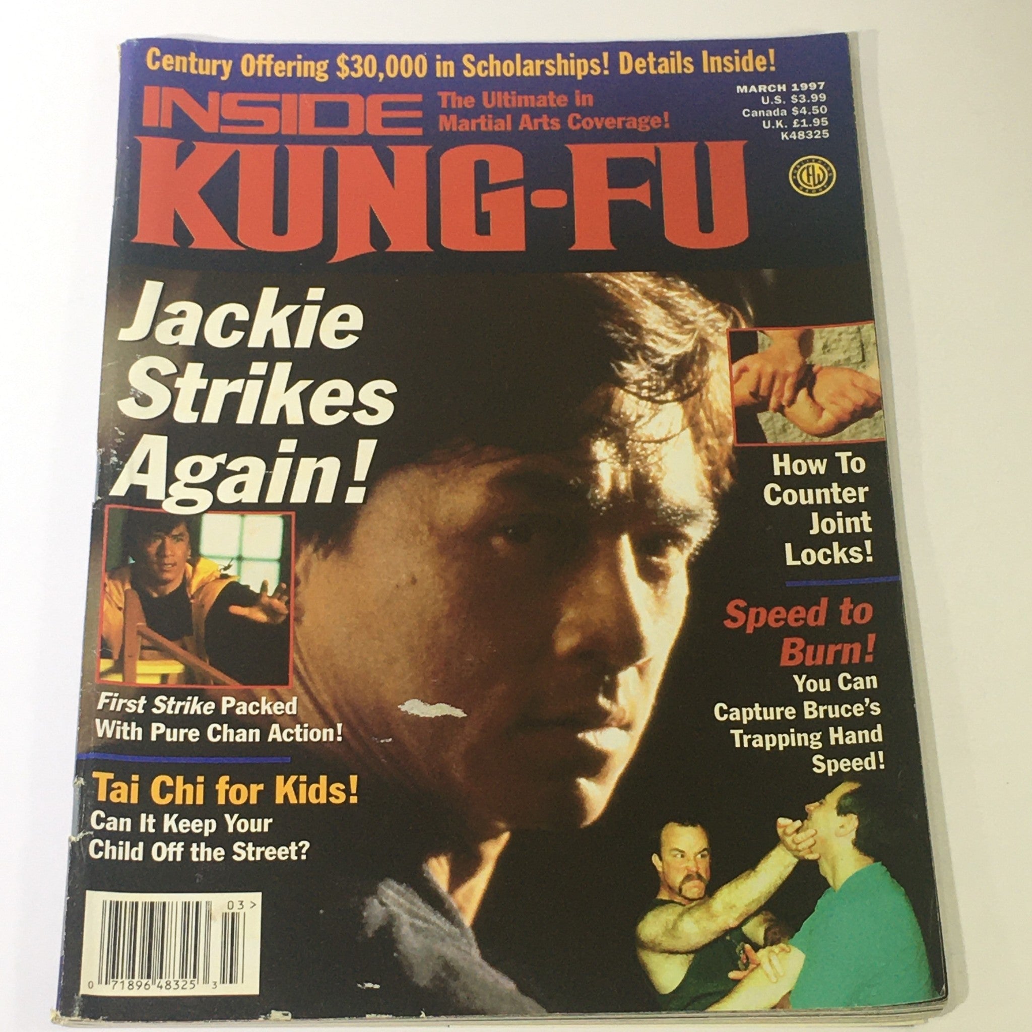 Inside Kung Fu Magazine March 1997 - Jackie Chan First Strike / Tai Chi for Kids