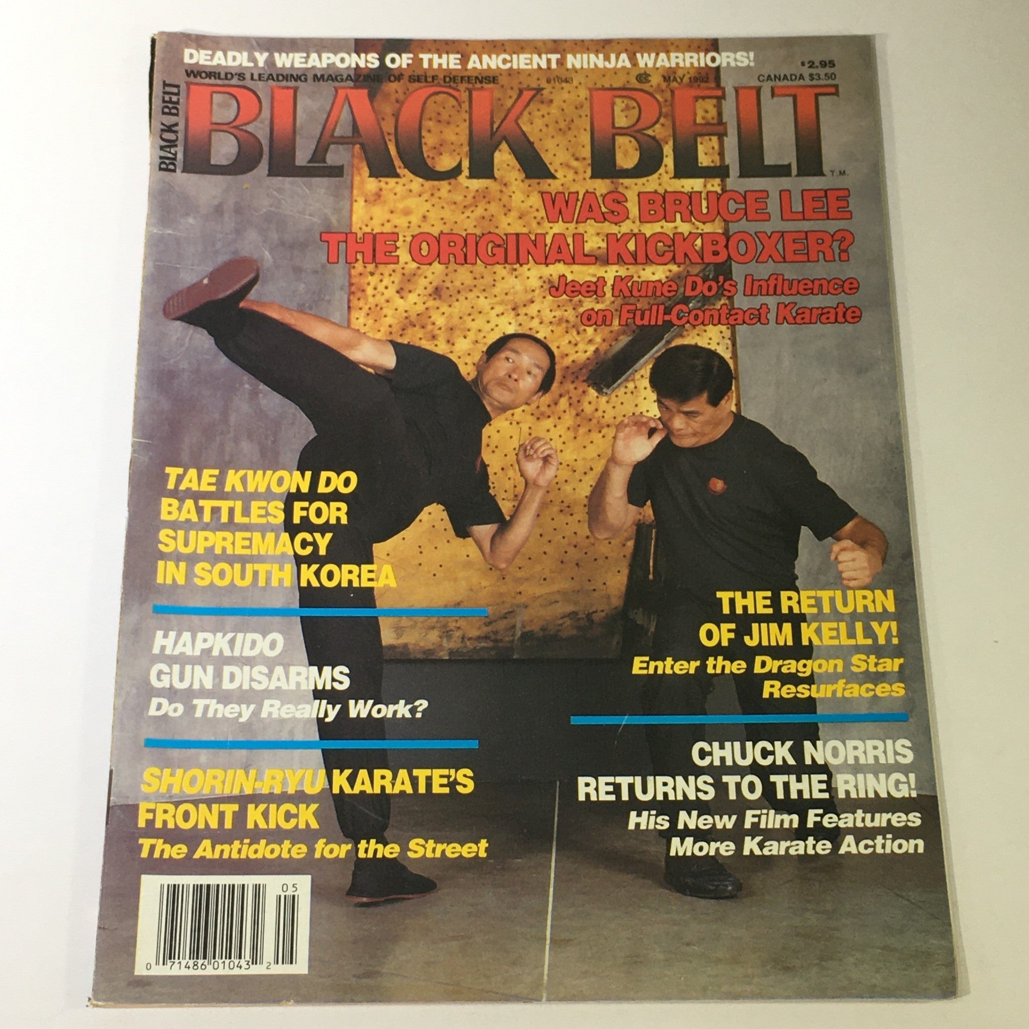 Black Belt Magazine May 1992 - Shorin-Kyu Karate / The Return of Jim Kelly