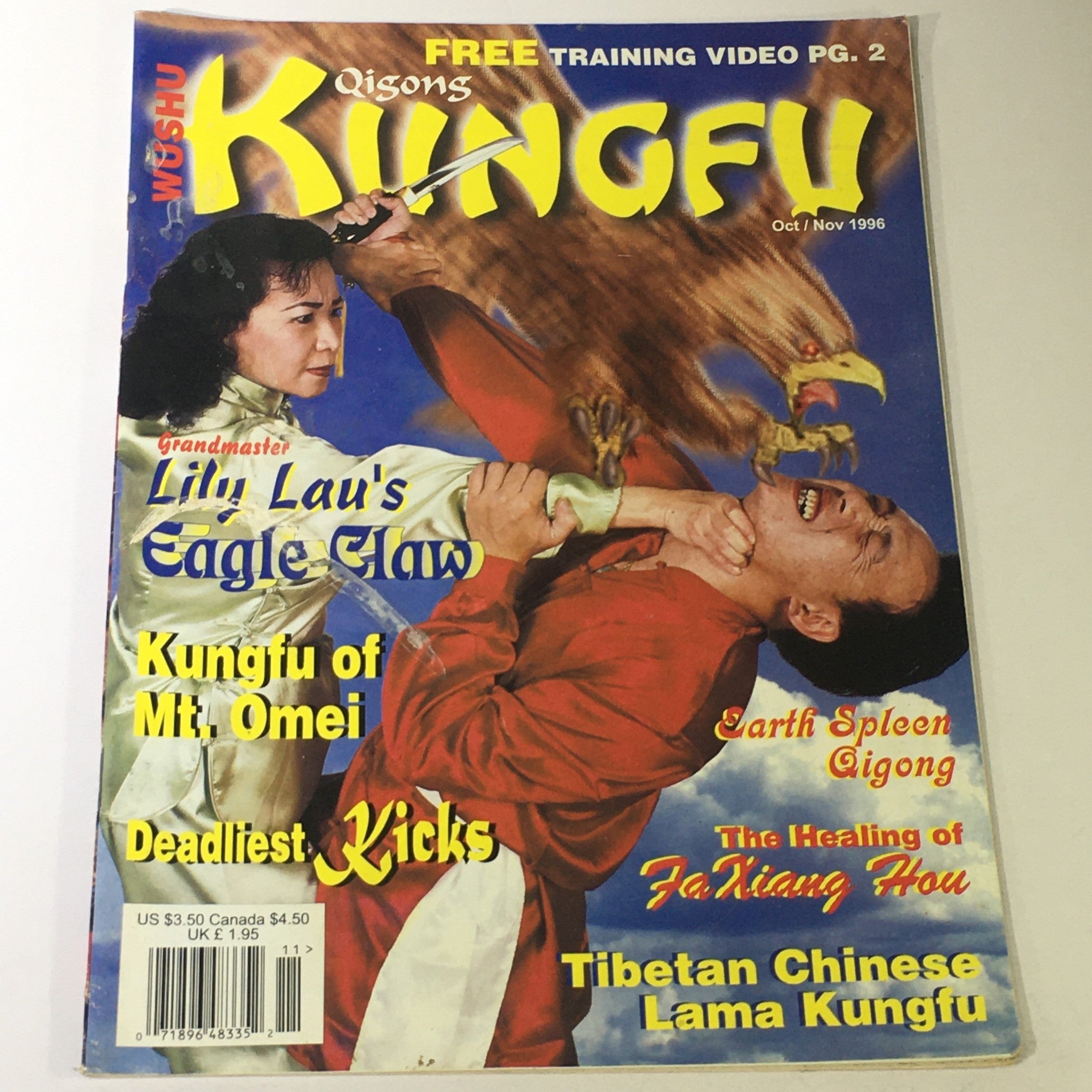 Wushu Qidong Kung Fu Magazine October November 1996 - Lily Lau's Eagle Claw