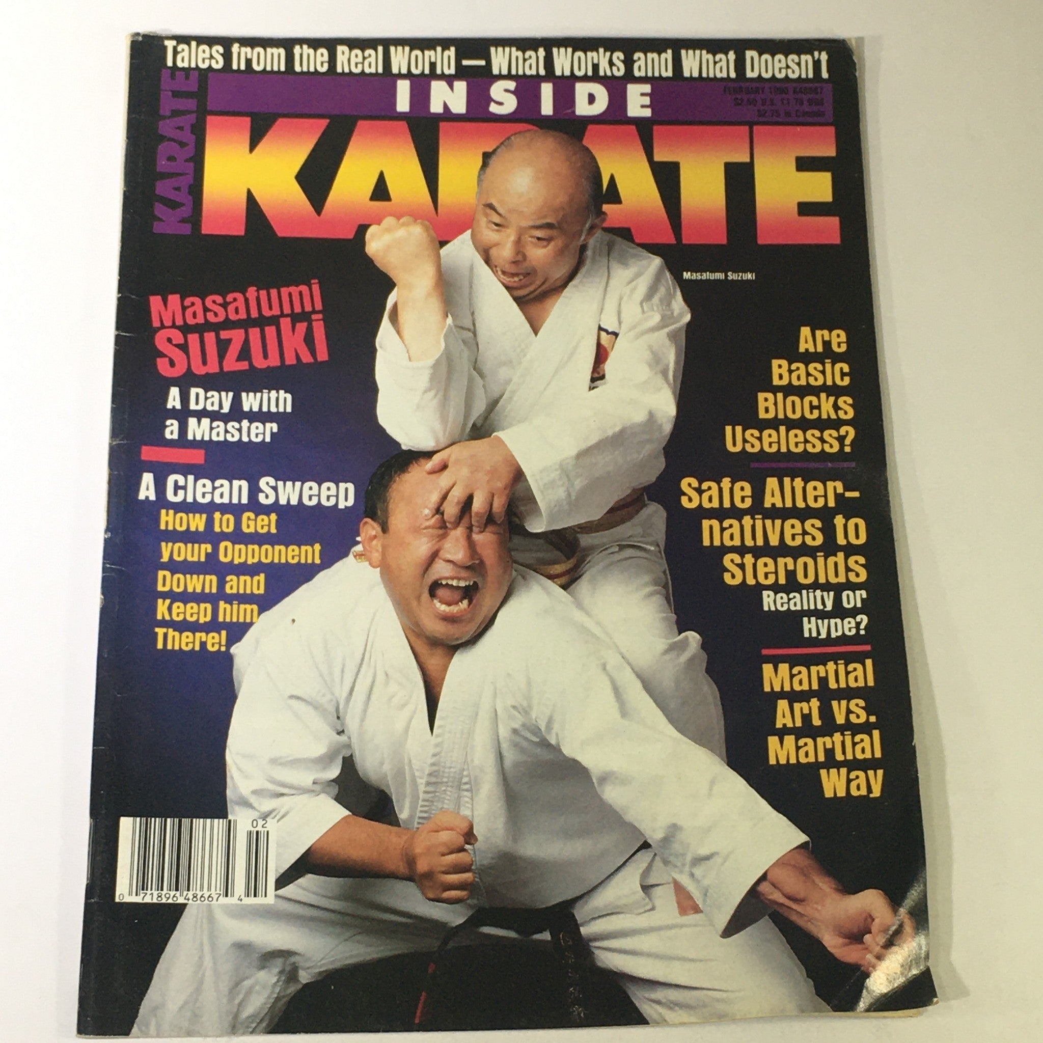 Inside Karate Magazine February 1990 - Masalumi Suzuki, A Day with Master