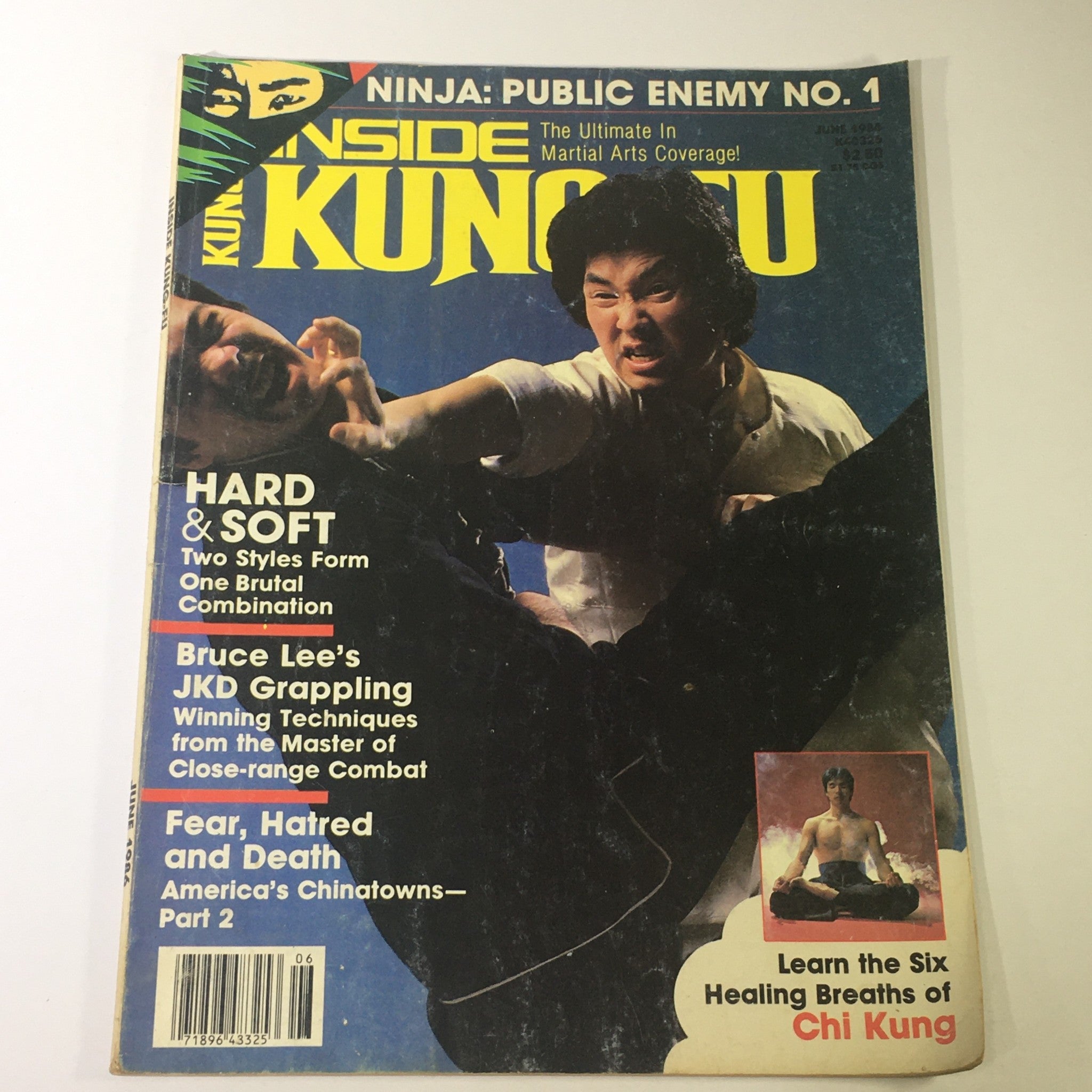 VTG Inside Kung Fu Magazine June 1986 - Bruce Lee's JKD Grappling Combat