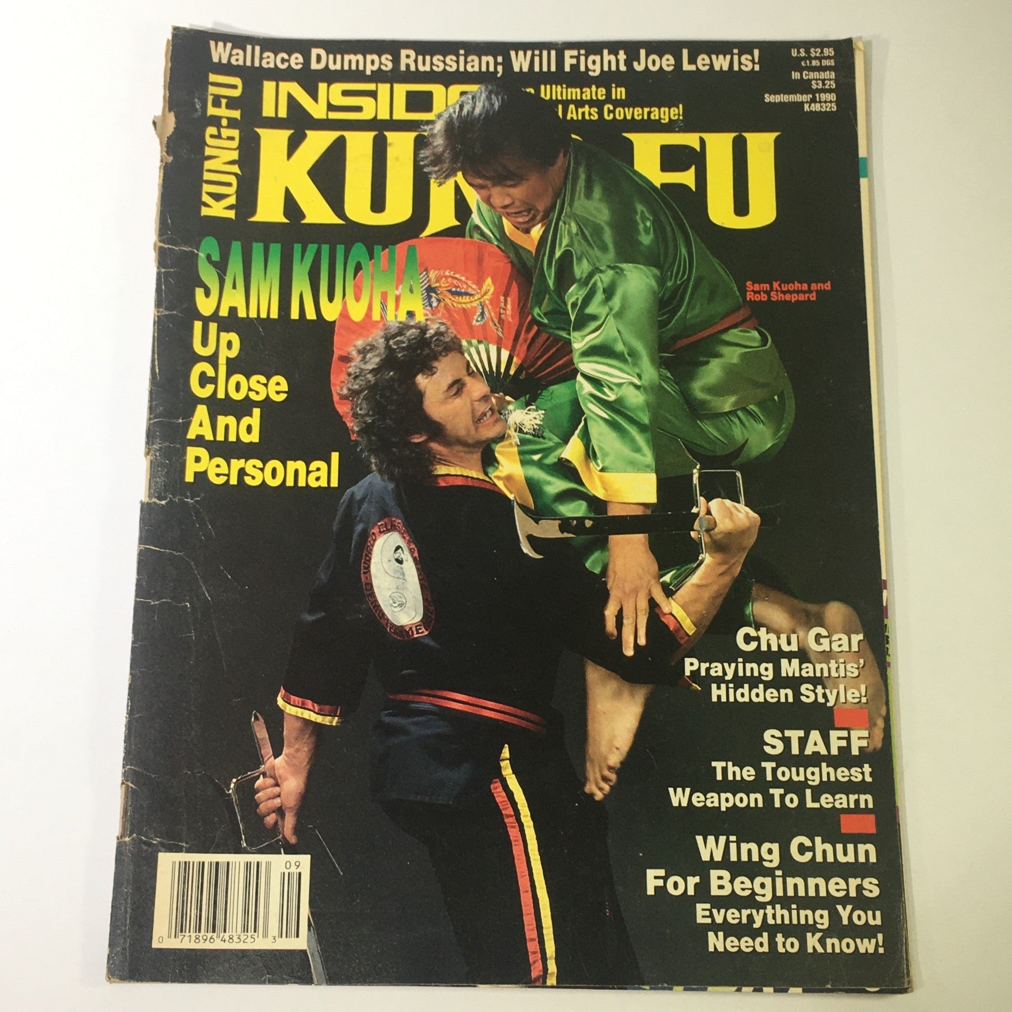 Inside Kung Fu Magazine September 1990 - Sam Kouha & Rob Shepard Up Close