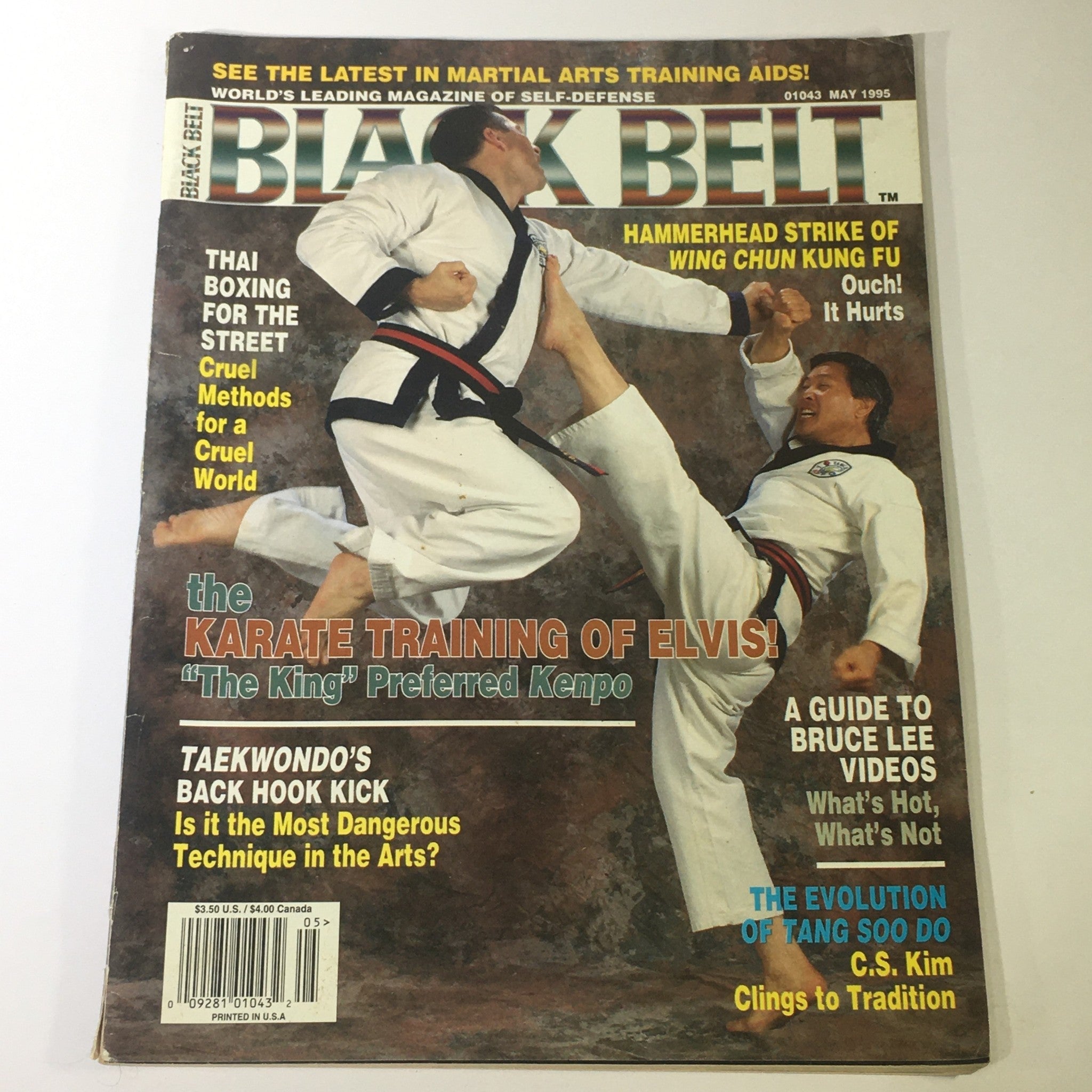 Black Belt Magazine May 1995 - Kenpo Training of Elvis Presley / Bruce Lee Video