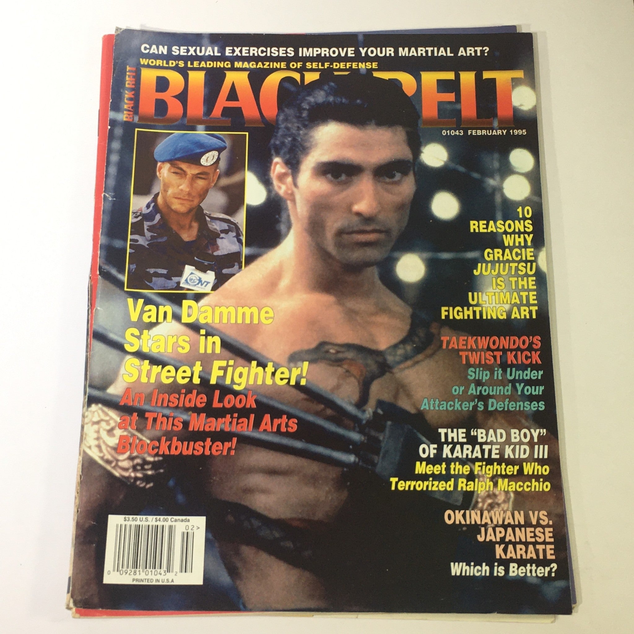 Black Belt Magazine February 1995 - Jean-Claude Van Damme / Ralph Macchio