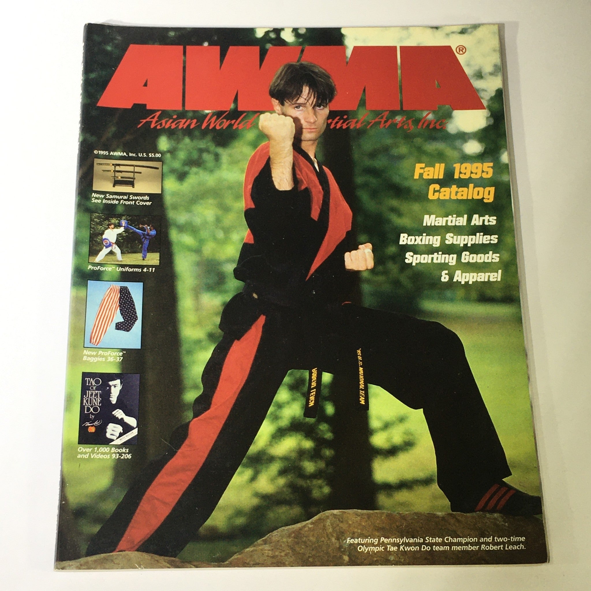 Asian World Martial Arts Inc. Magazine Fall 1995 Catalog - Champion Robert Leach