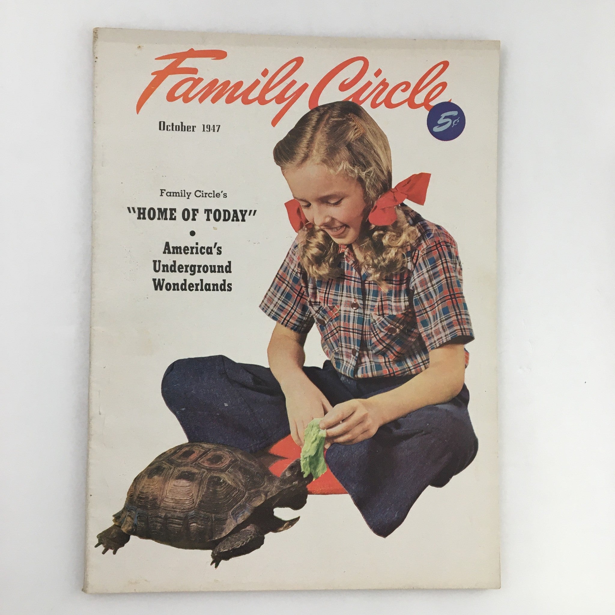 Family Circle Magazine October 1947 America's Underground Wonderlands No Label