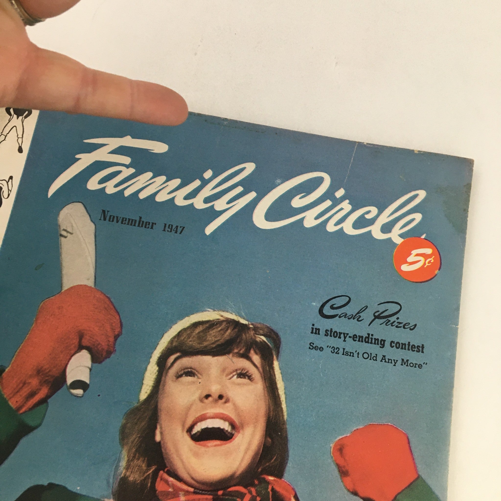 Family Circle Magazine November 1947 Cash Prize Story-Ending Contest No Label