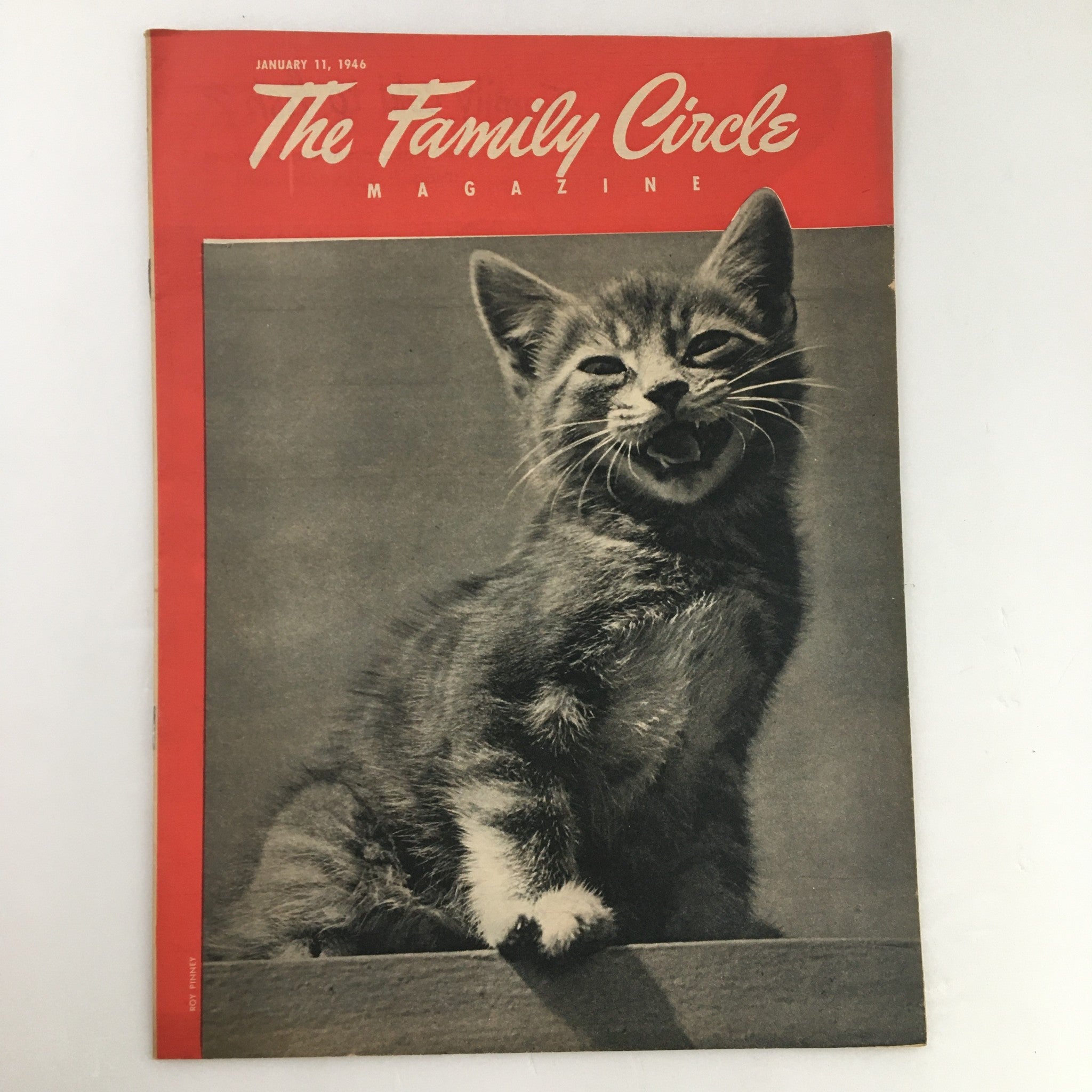 Family Circle Magazine January 11 1946 Brooklyn New York Kitty Laughing No Label