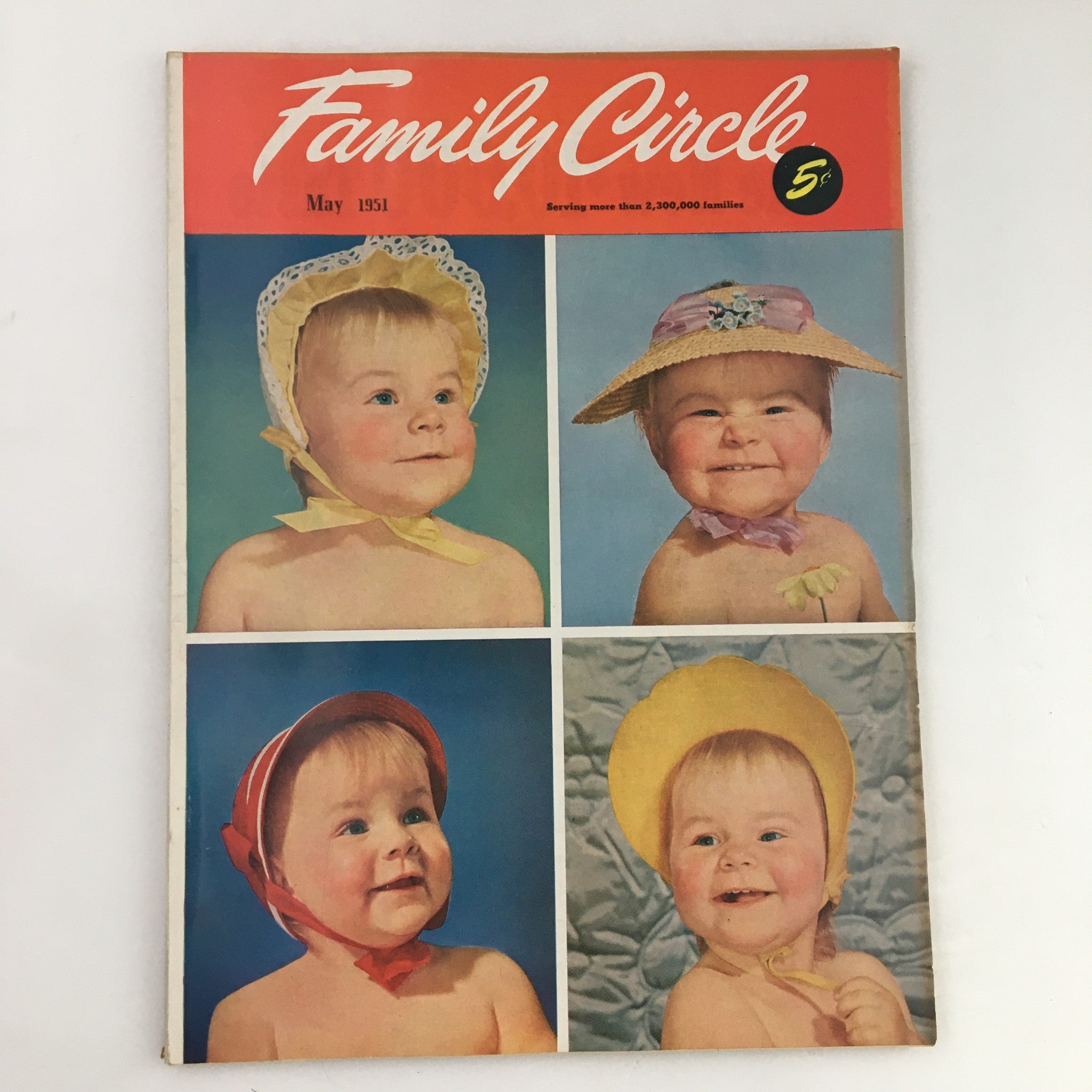 Family Circle Magazine May 1951 Photographs of Adorable Babies Smiling No Label