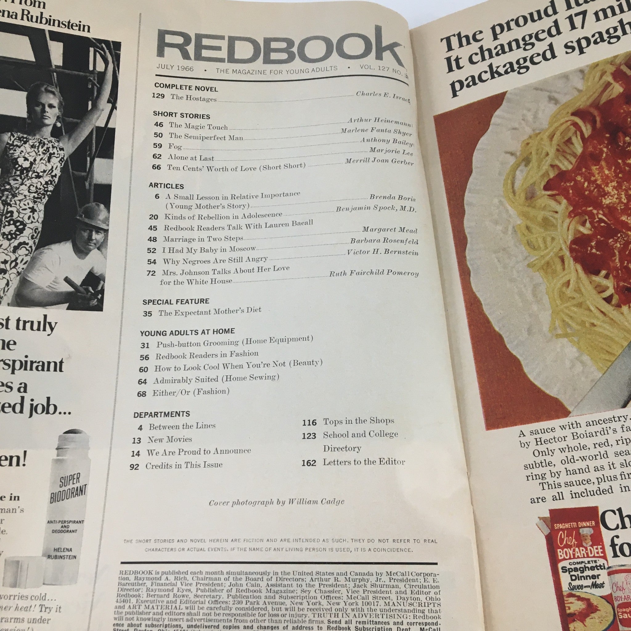 Redbook Magazine July 1966 Mrs. Johnson Talks About Her Love for the White House