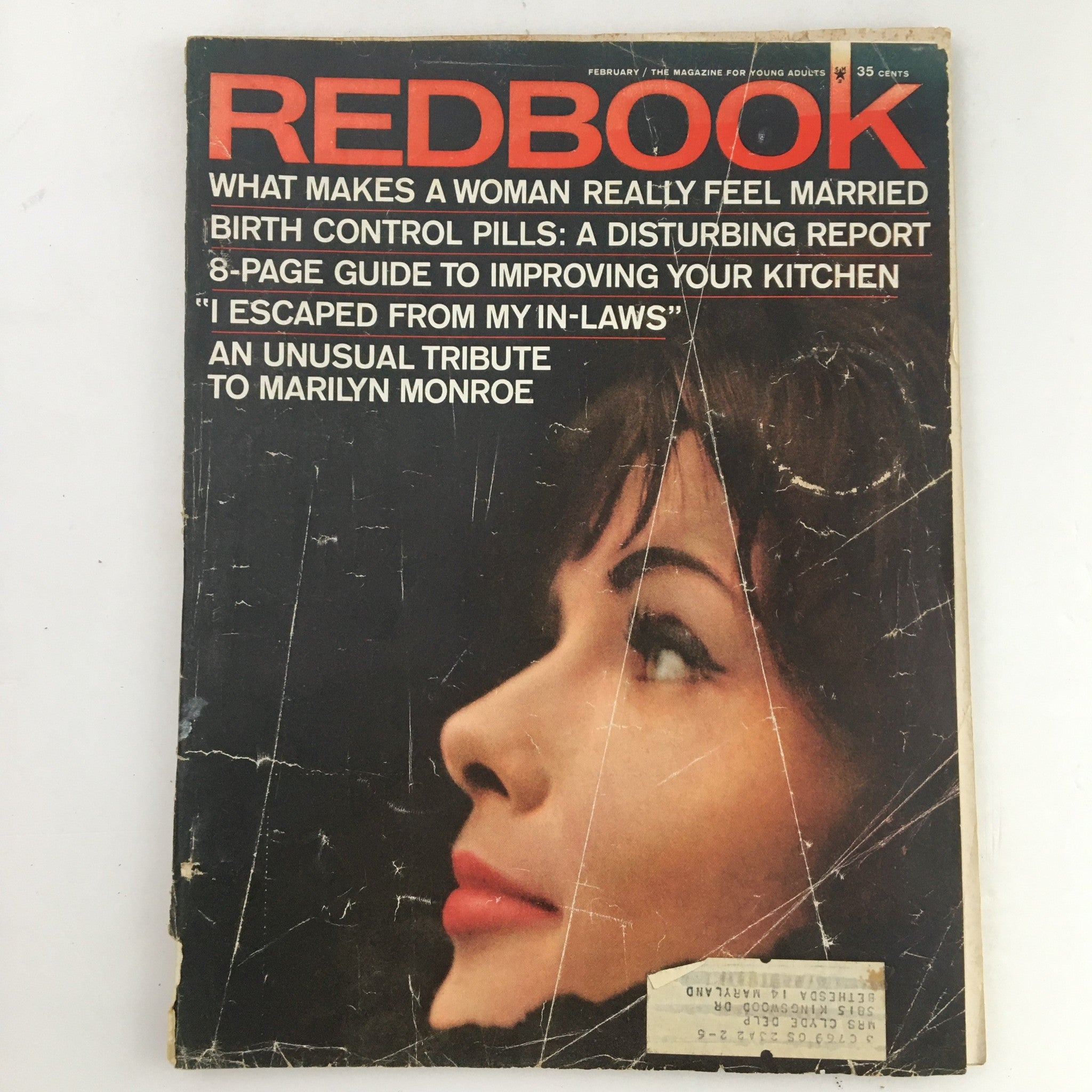 Redbook Magazine February 1963 Birth Control Pills A Disturbing Report