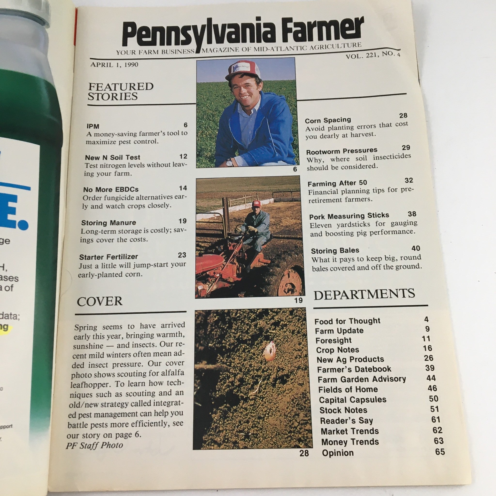 Pennsylvania Farmer Magazine April 1 1990 Scouting for Alfalfa Leafhopper