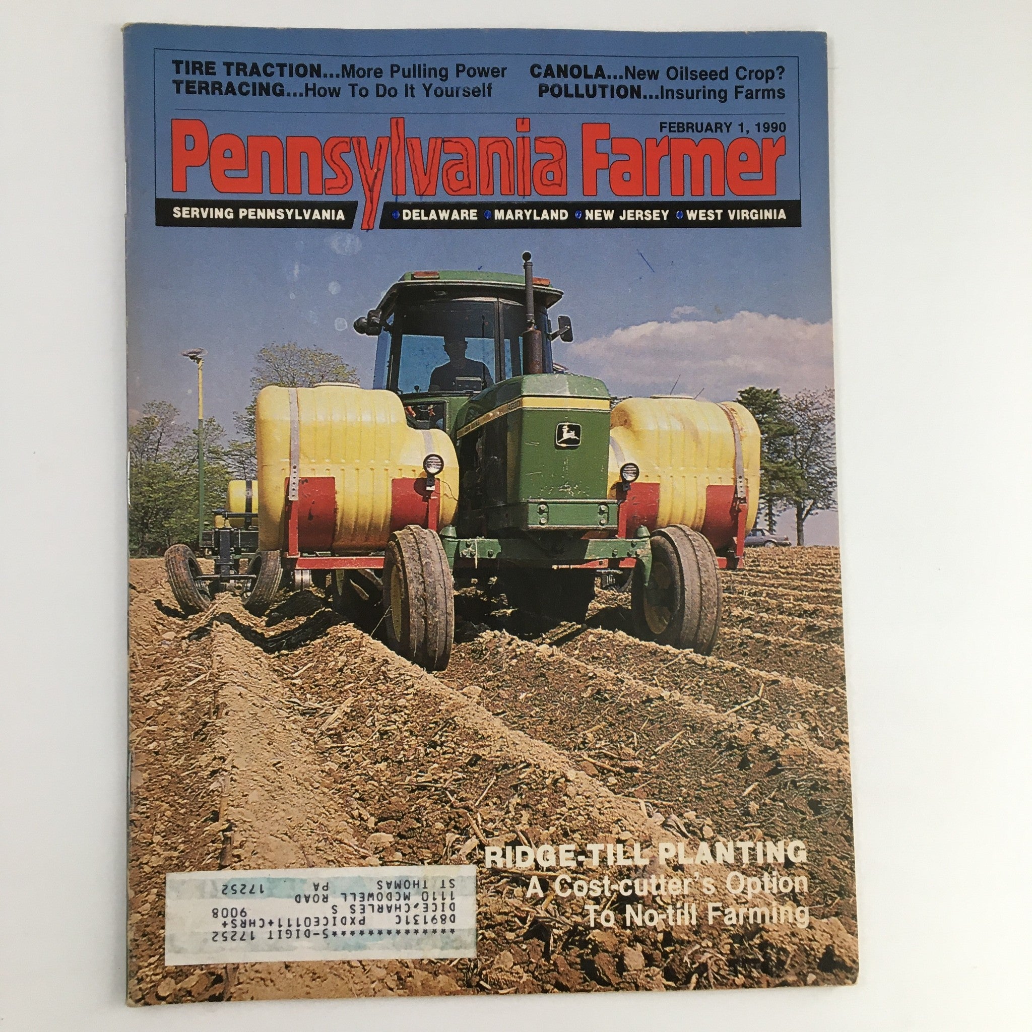 Pennsylvania Farmer Magazine February 1 1990 Ridge-Till Planting An Option