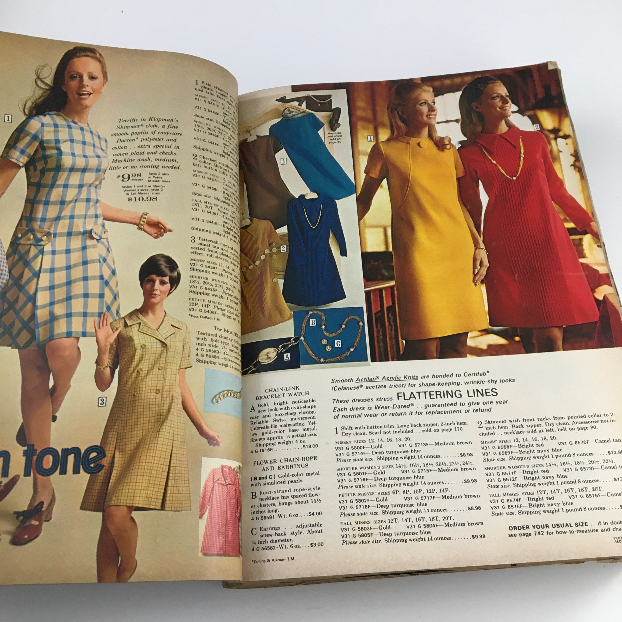 1969 Sears Fall and Winter Fashion Price Guide Catalog