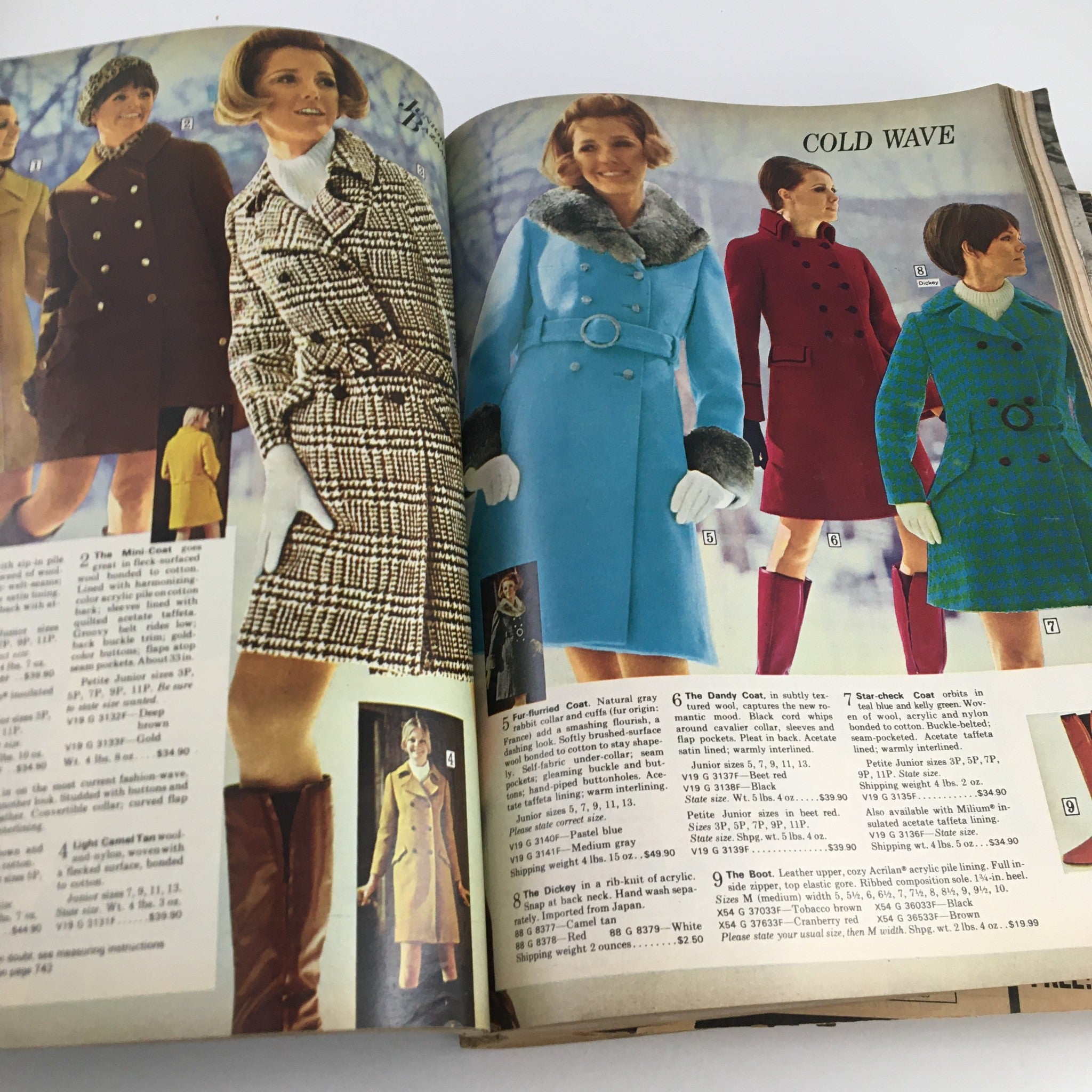 1969 Sears Fall and Winter Fashion Price Guide Catalog