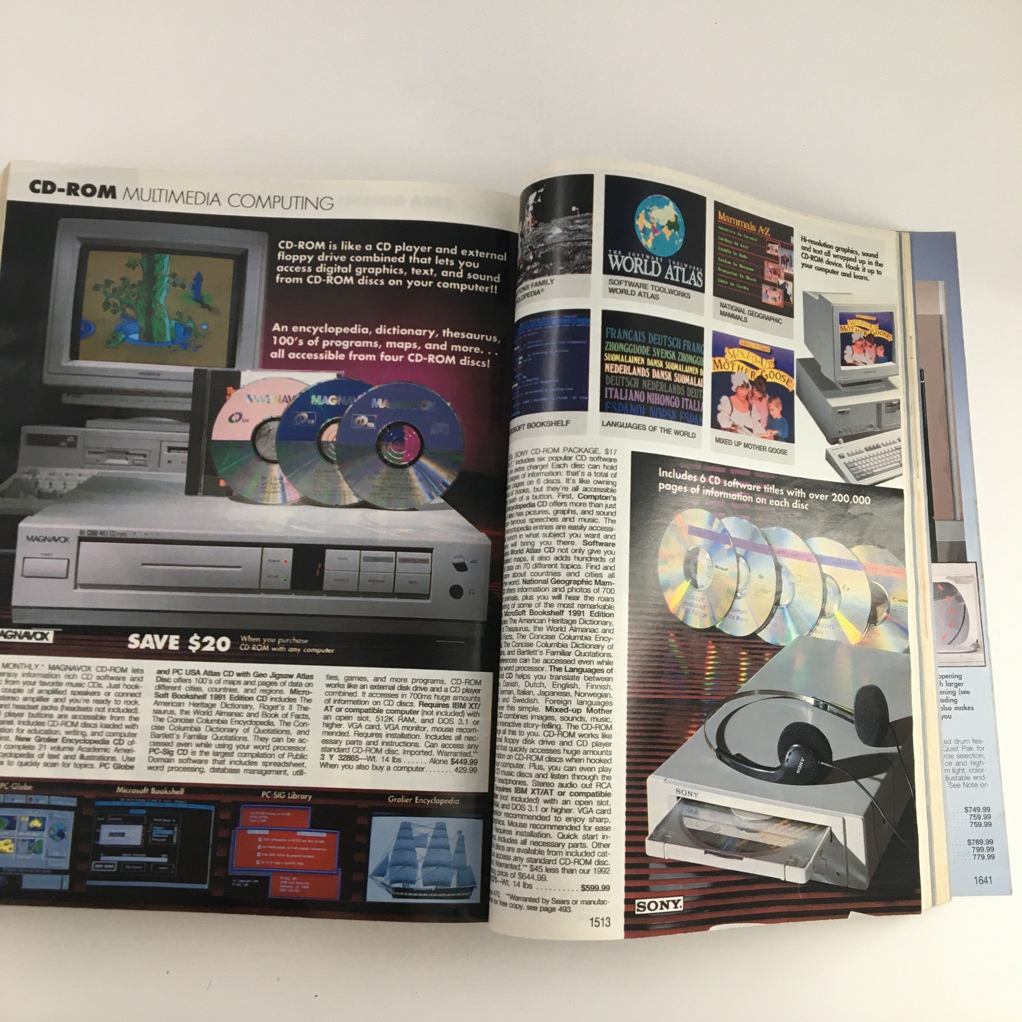 1992-1993 Sear Fall / Winter Annual Super Nintendo Catalog