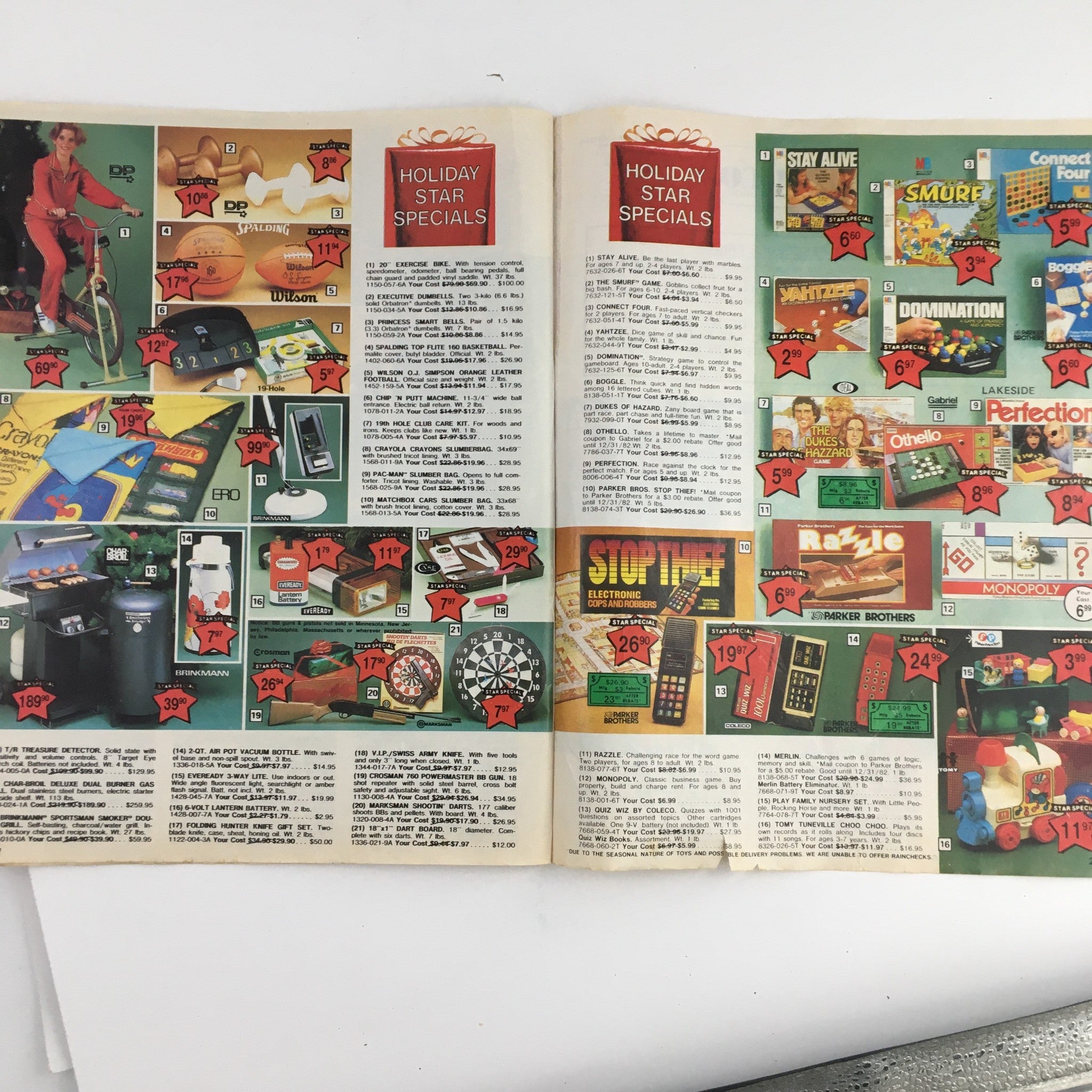 1982 Present Co. Holiday Star Specials Price Guide Catalog