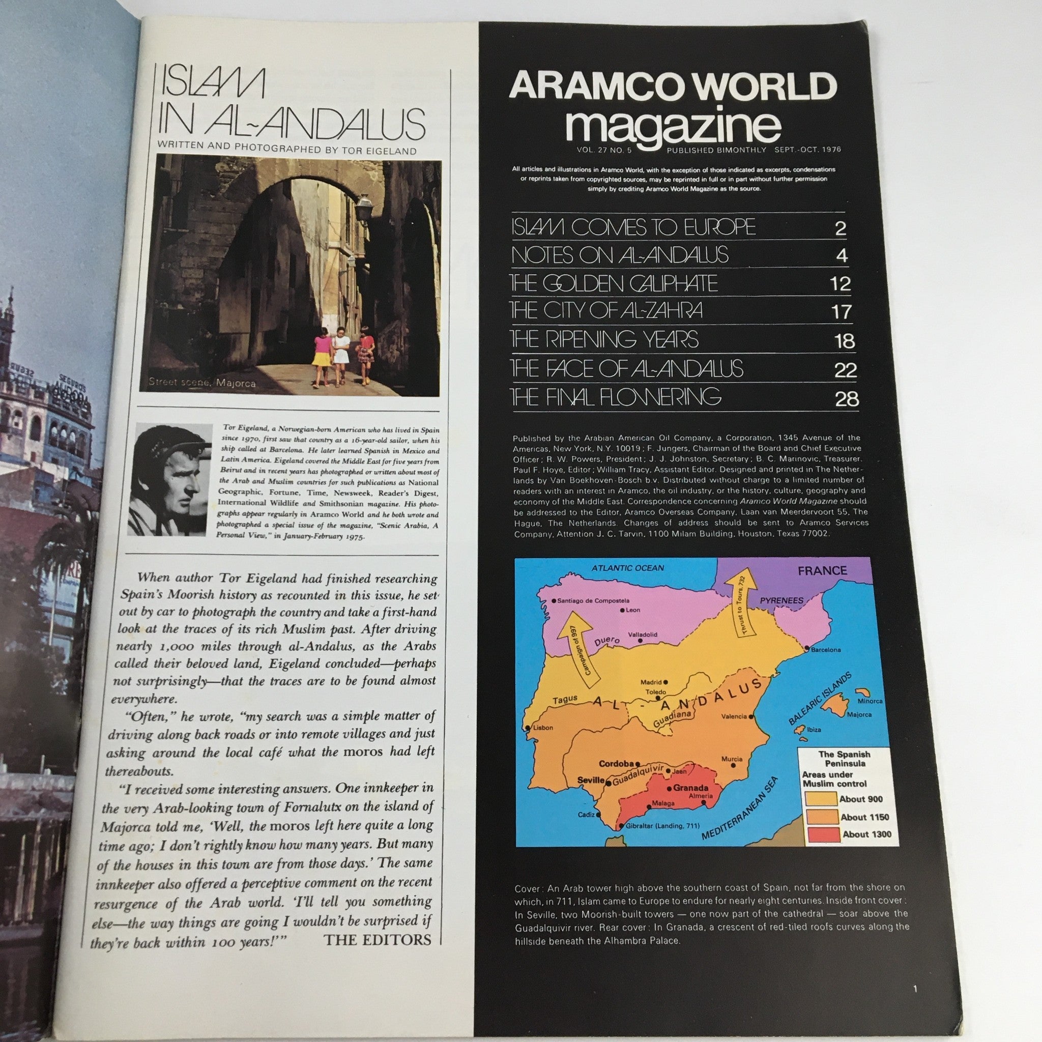 Aramco World Magazine September - October 1976 The Islam in Al-Andalus No Label