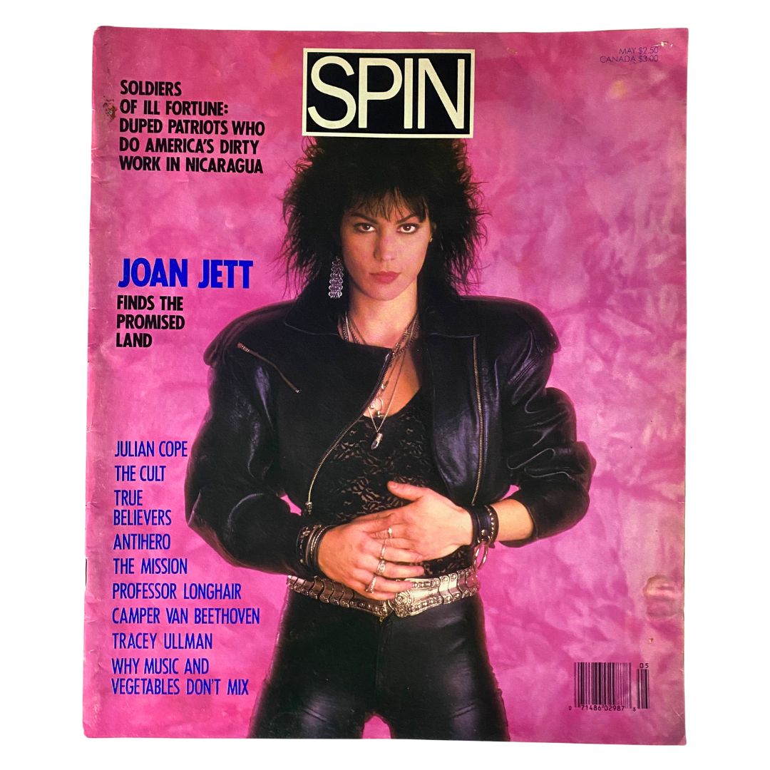 VTG Spin Magazine May 1987 Vol 3 No. 2 Joan Jett, Julian Cope No Label