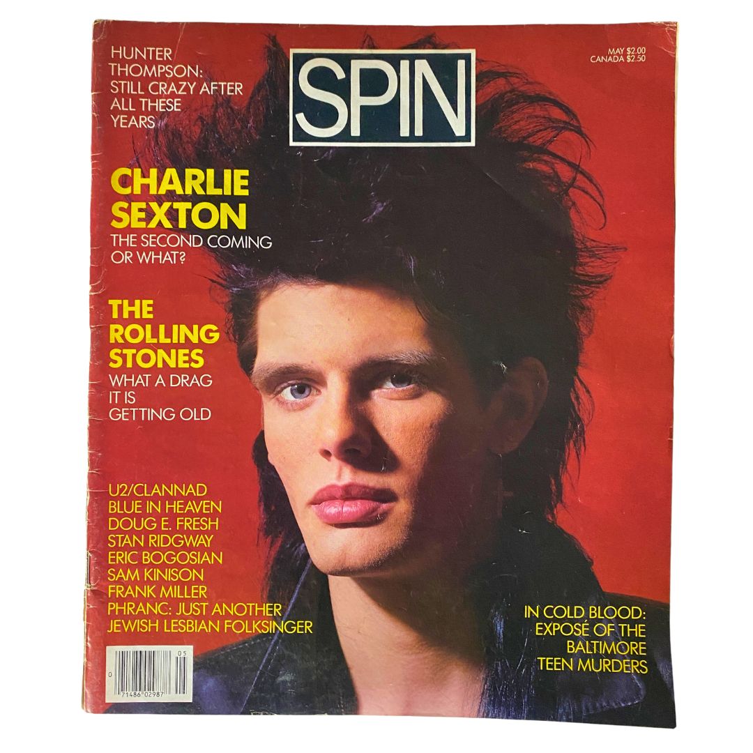 VTG Spin Magazine May 1986 Vol 2 No. 2 Charlie Sexton & Rolling Stones No Label