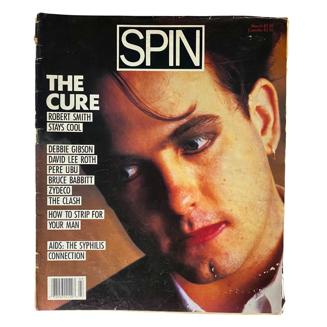 VTG Spin Magazine March 1988 Vol 3 No. 10 The Cure Robert Smith No Label