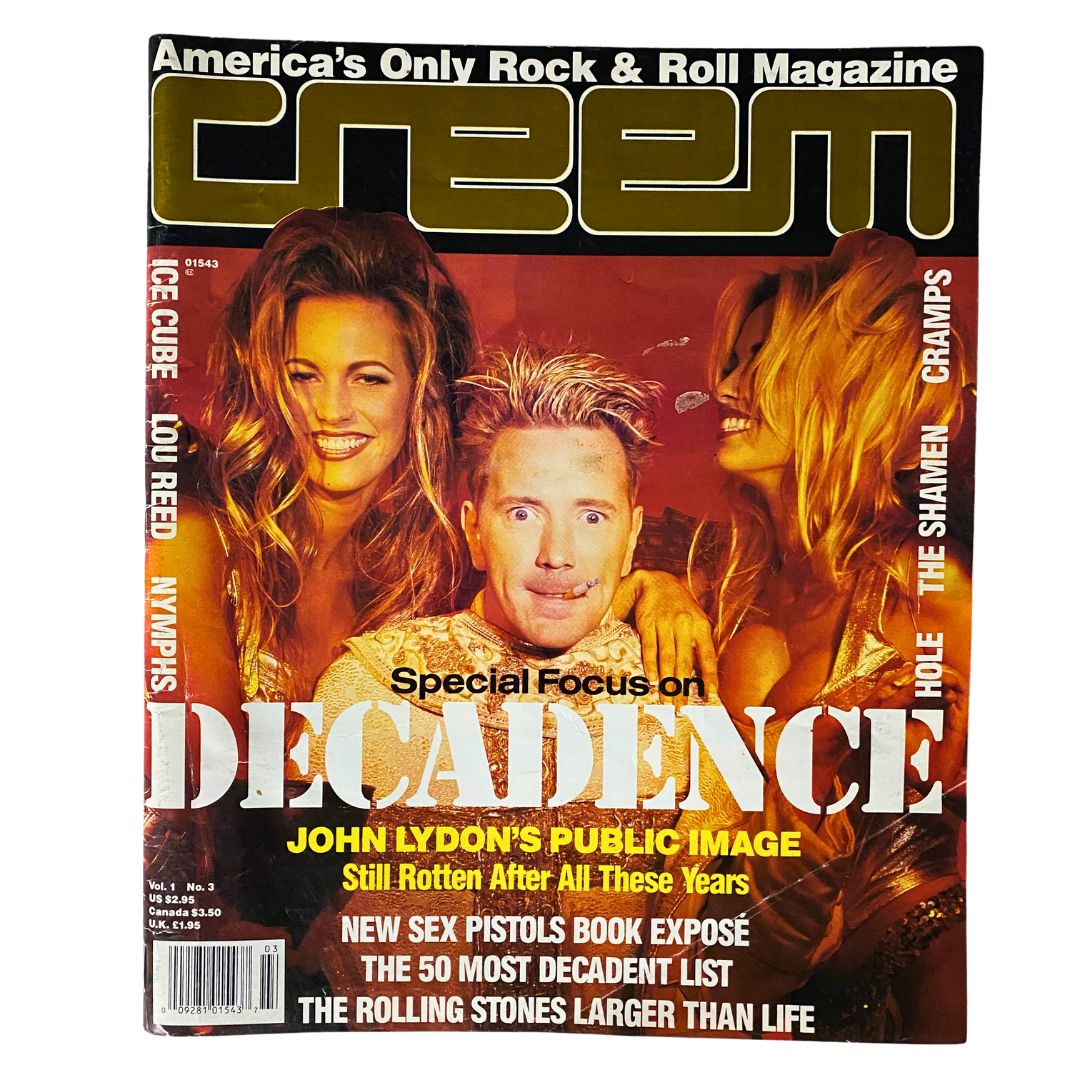 Creem Magazine March 1992 Vol 1 No. 3 Decadence Issue No Label