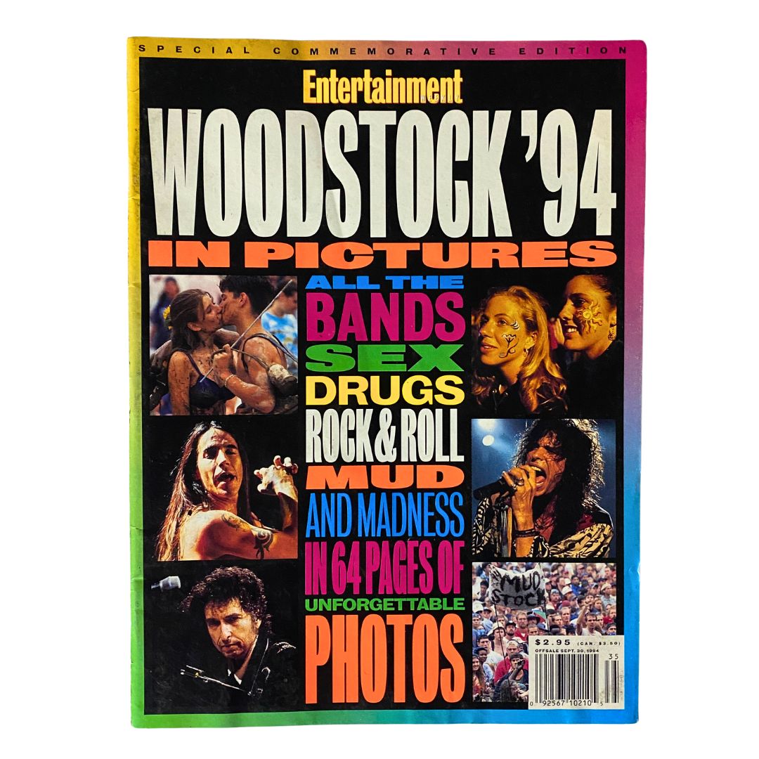 Entertainment Magazine September 30 1994 Woodstock in Pictures VG No Label