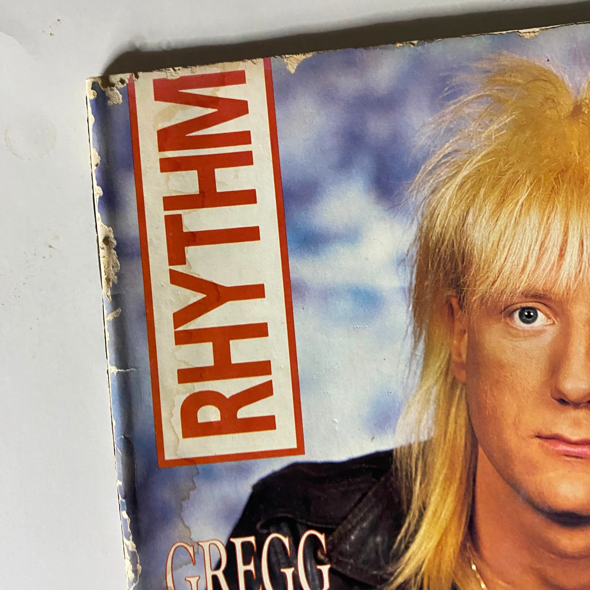 Rhythm Total Percussion Magazine November 1988 Gregg Bissonette GD Interior