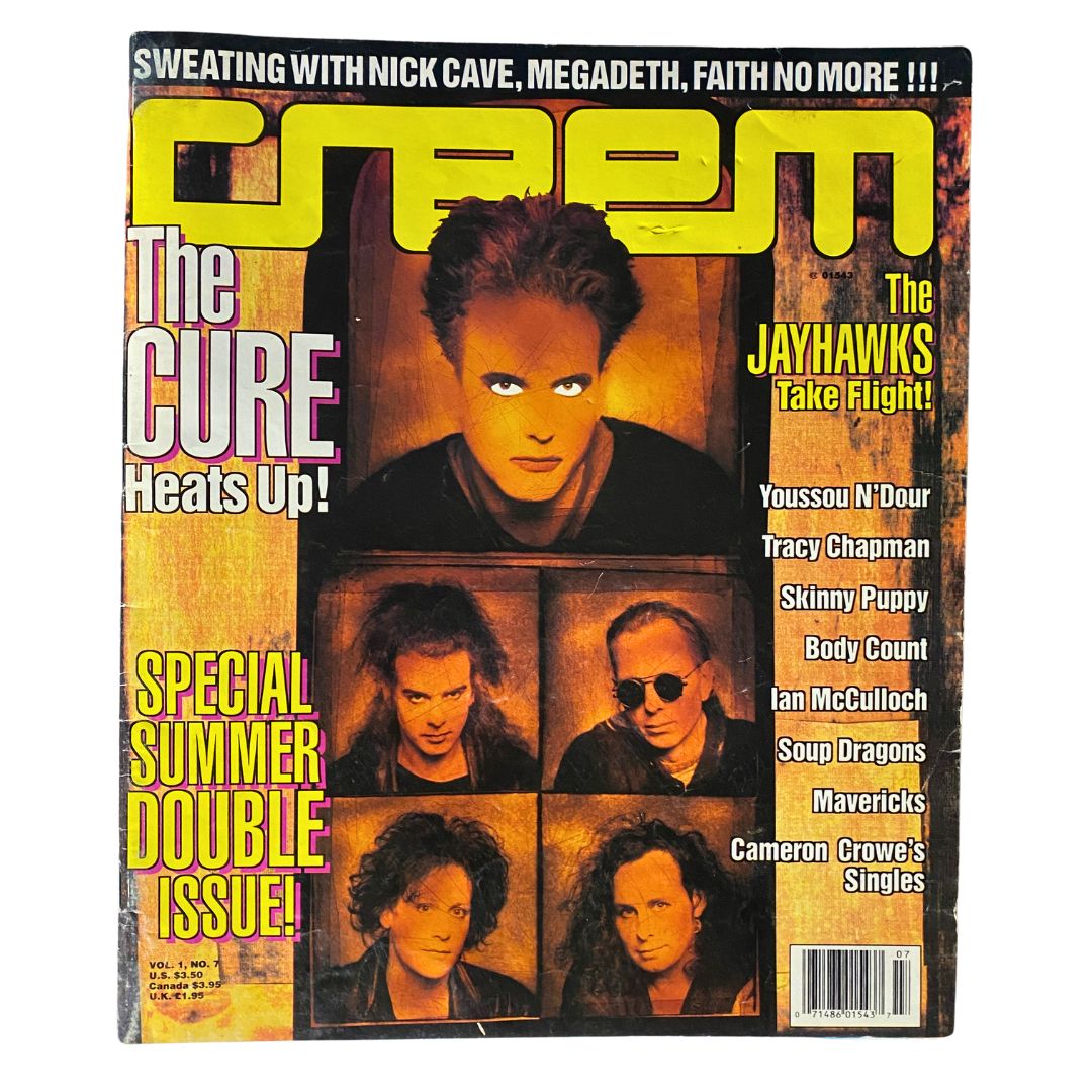 Creem Magazine June July 1992 Vol 1 #7 The Cure & The Jayhawks No Label