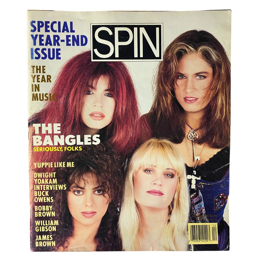 VTG Spin Magazine December 1988 Vol 4 No. 9 The Bangles, Dwight Yoakam No Label