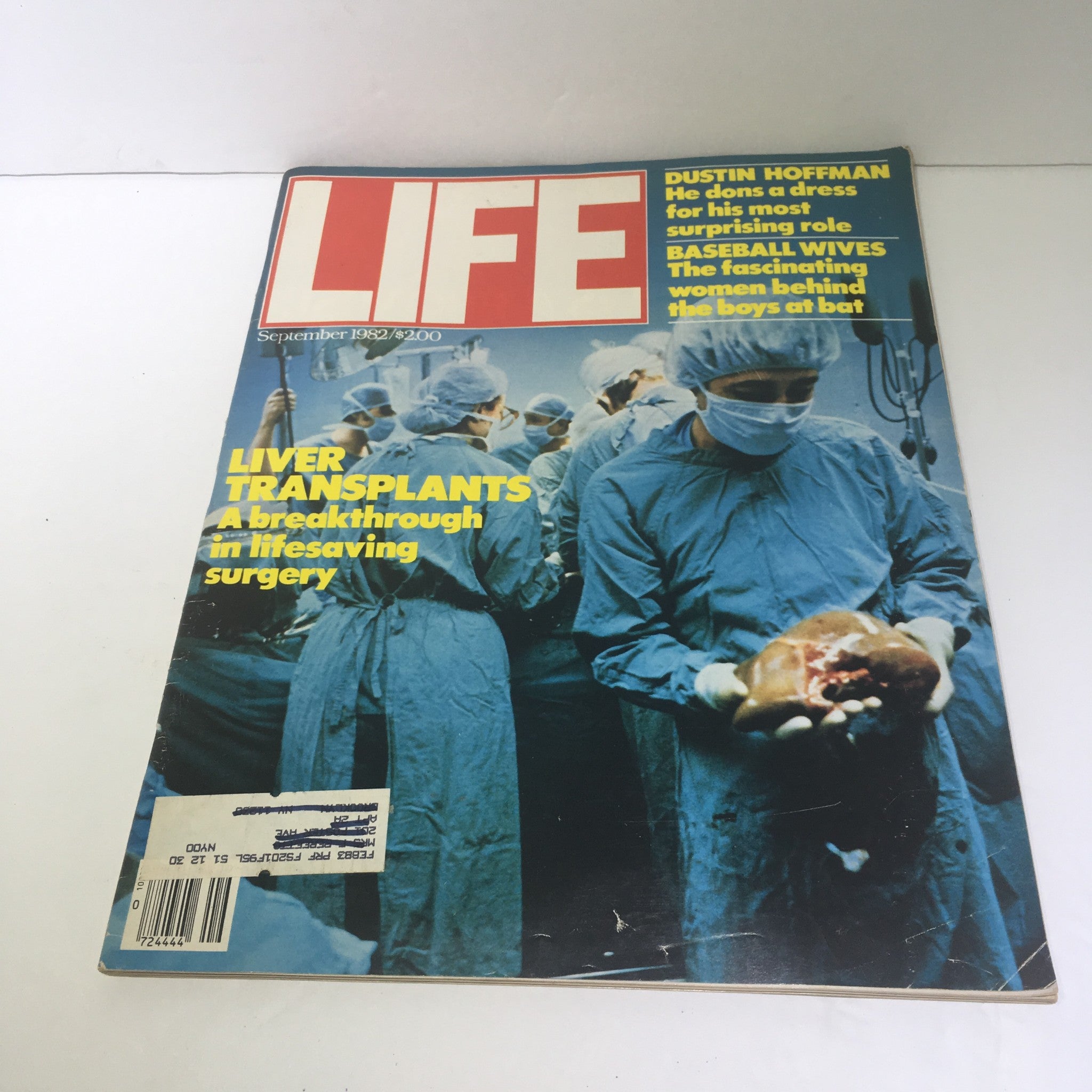 Life Magazine: Liver Transplants - Dustin Hoffman - September 1982