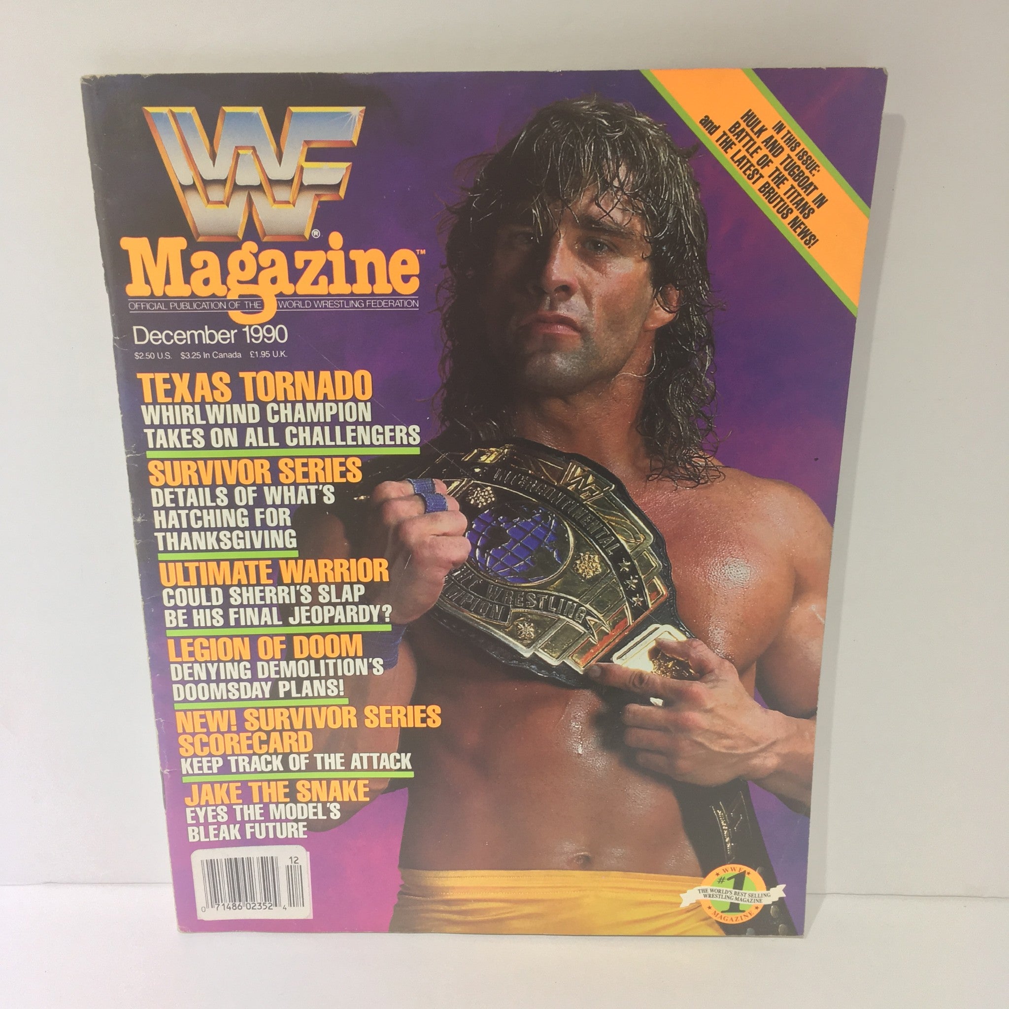 WWF Magazine: Texas Tornado - Survivor Series -  December 1990