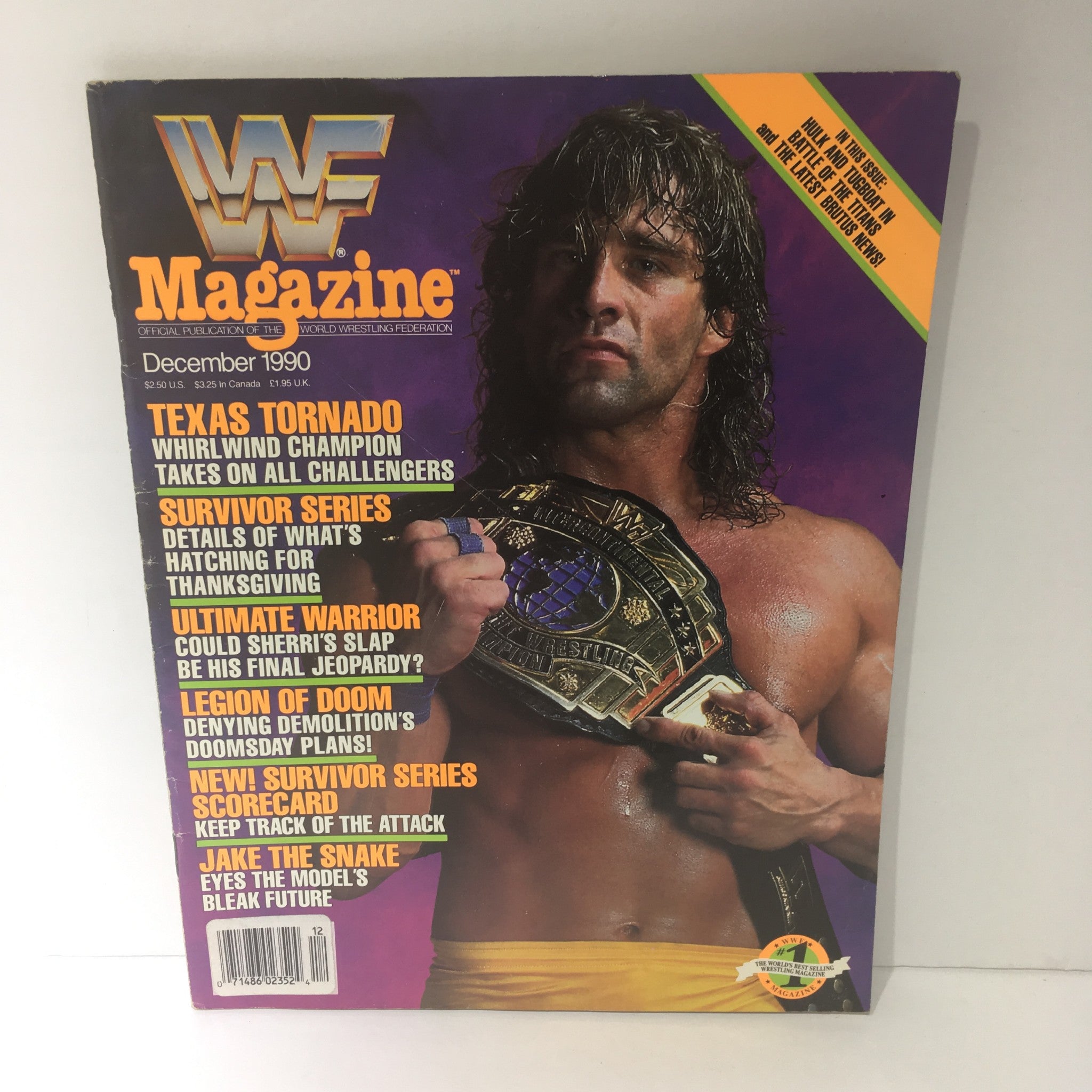 WWF Magazine: Texas Tornado - Survivor Series -  December 1990