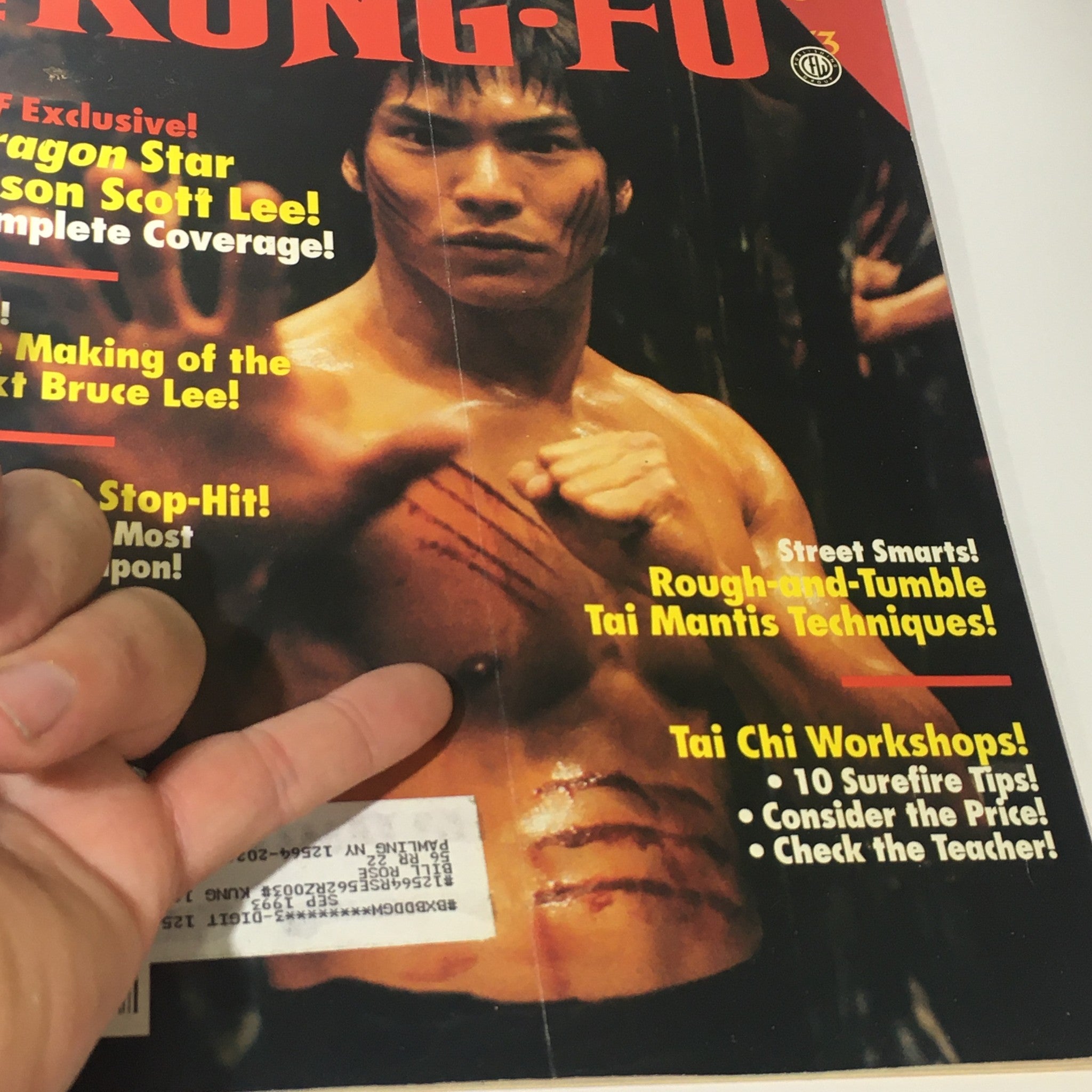 Inside Kung Fu Magazine December 1992 - Jason Scott Lee / Bruce Lee / Tai Chi