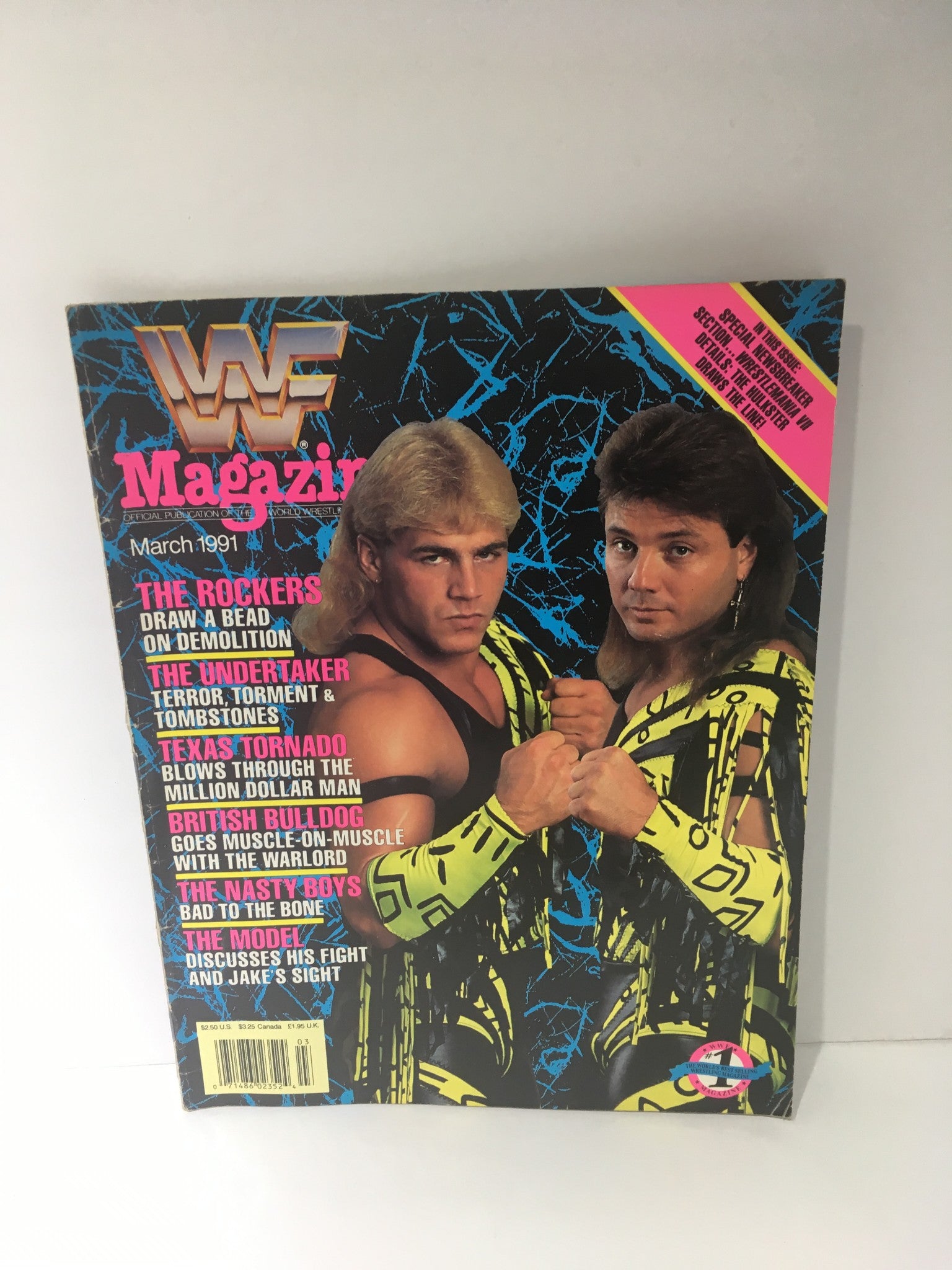 WWF Magazine: The Rockers - Undertaker - Shawn Michaels - March 1991