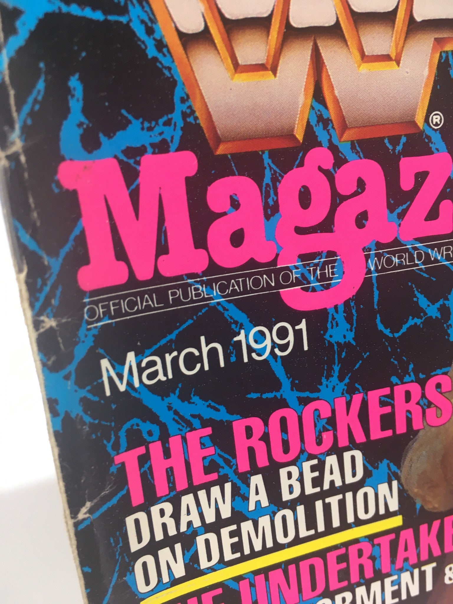 WWF Magazine: The Rockers - Undertaker - Shawn Michaels - March 1991