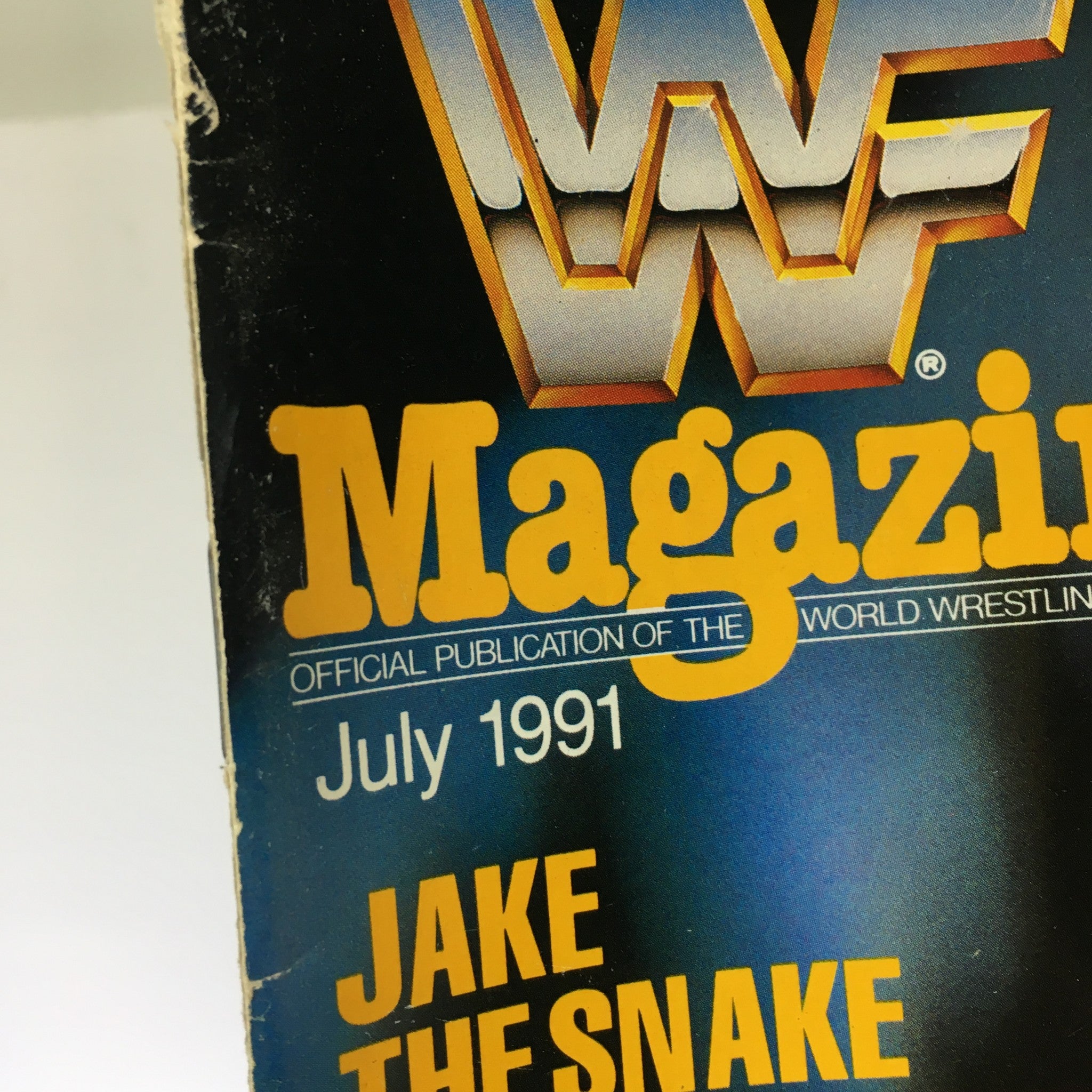 WWF Magazine: Jake the Snake July 1991