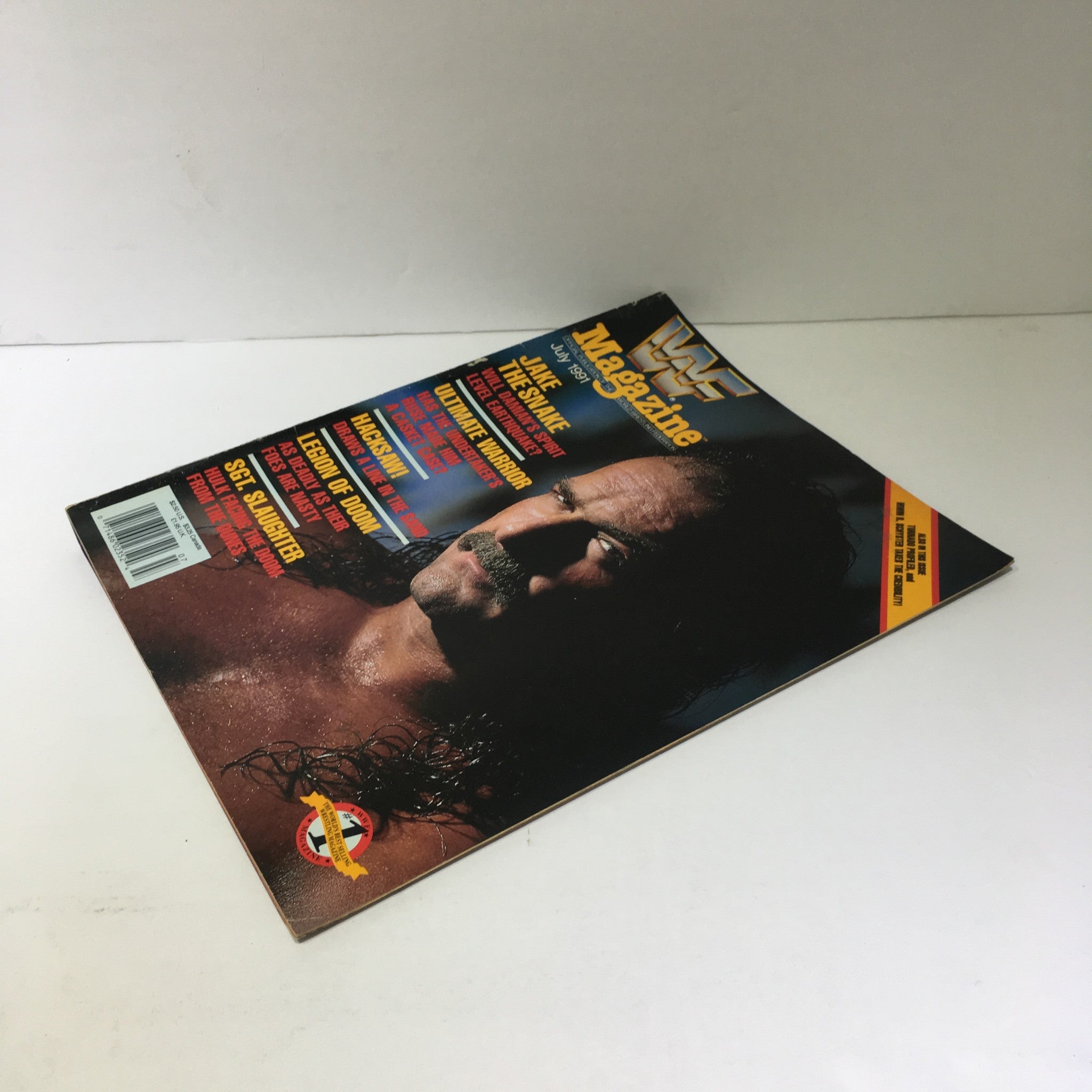 WWF Magazine: Jake the Snake July 1991