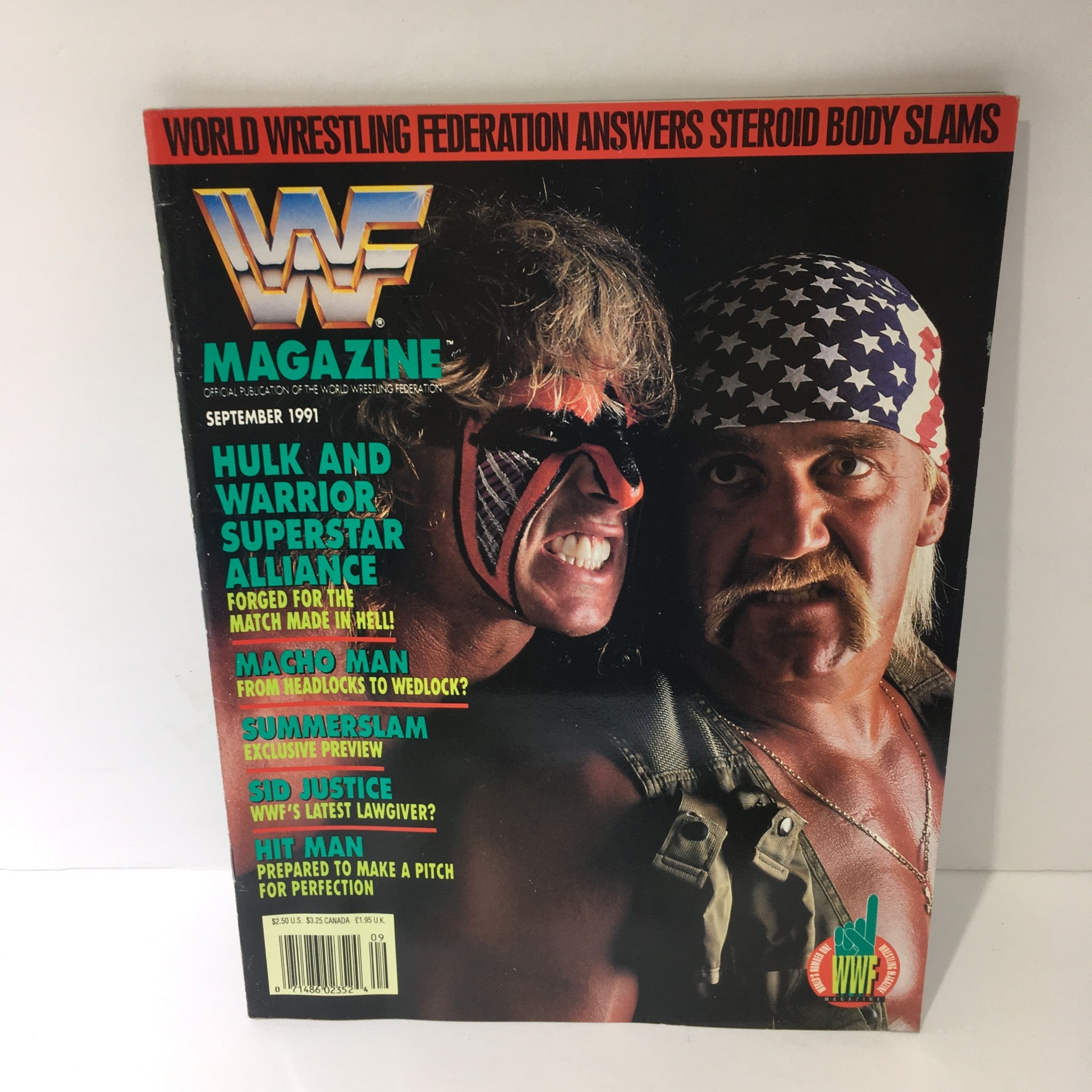 WWF Magazine: Hulk and Warrior Superstar Alliance September 1991