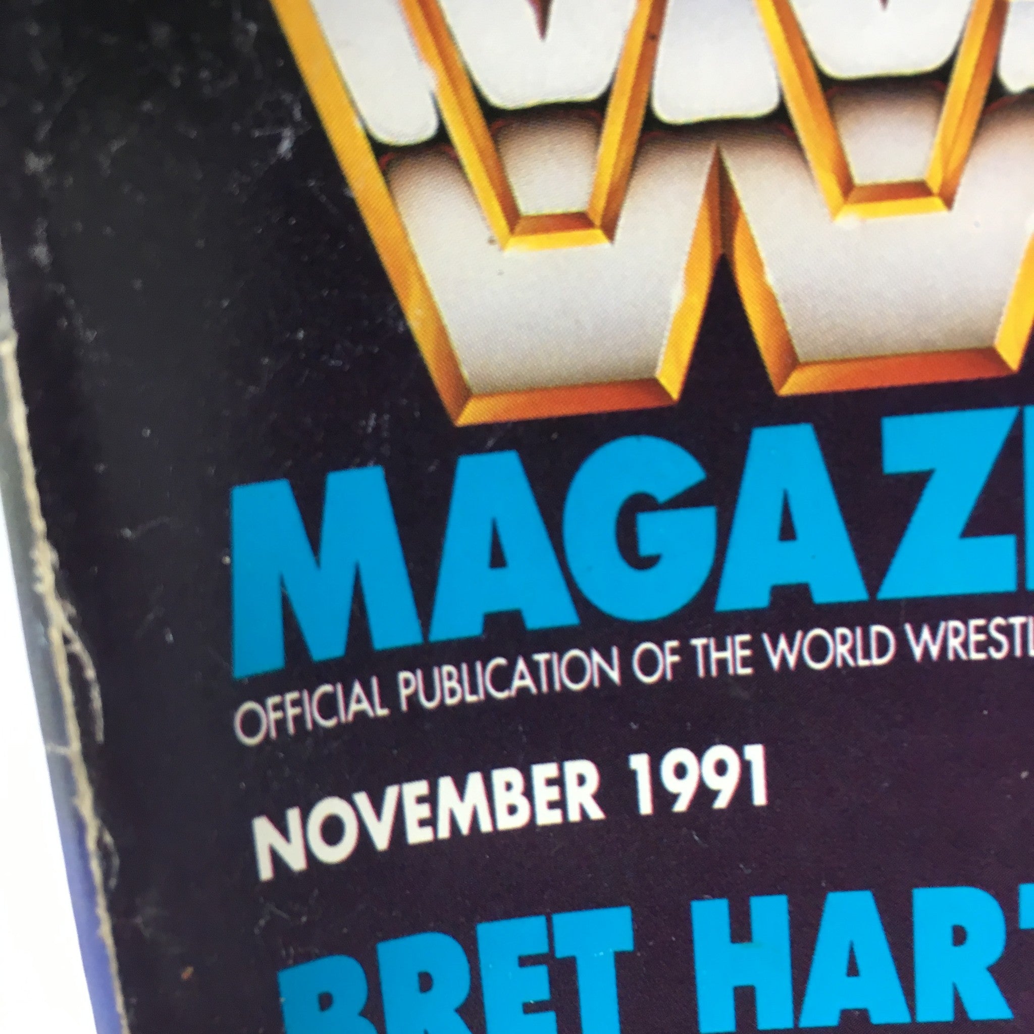 WWF Magazine: Bret Hart Hit Man Strikes Gold! November 1991