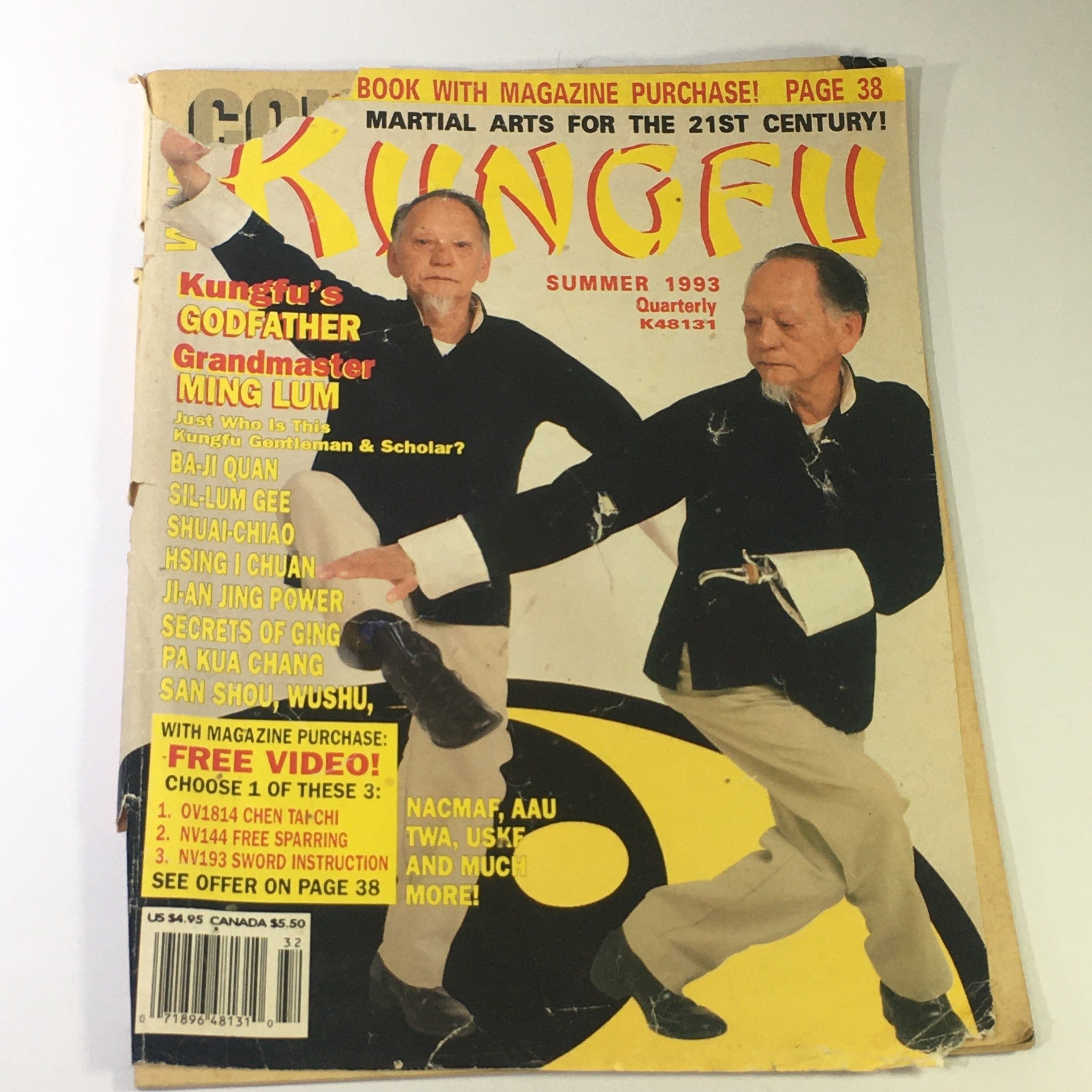 Wushu Kung Fu Magazine Summer 1993 - Kung Fu Master & Grandmaster Ming Lum