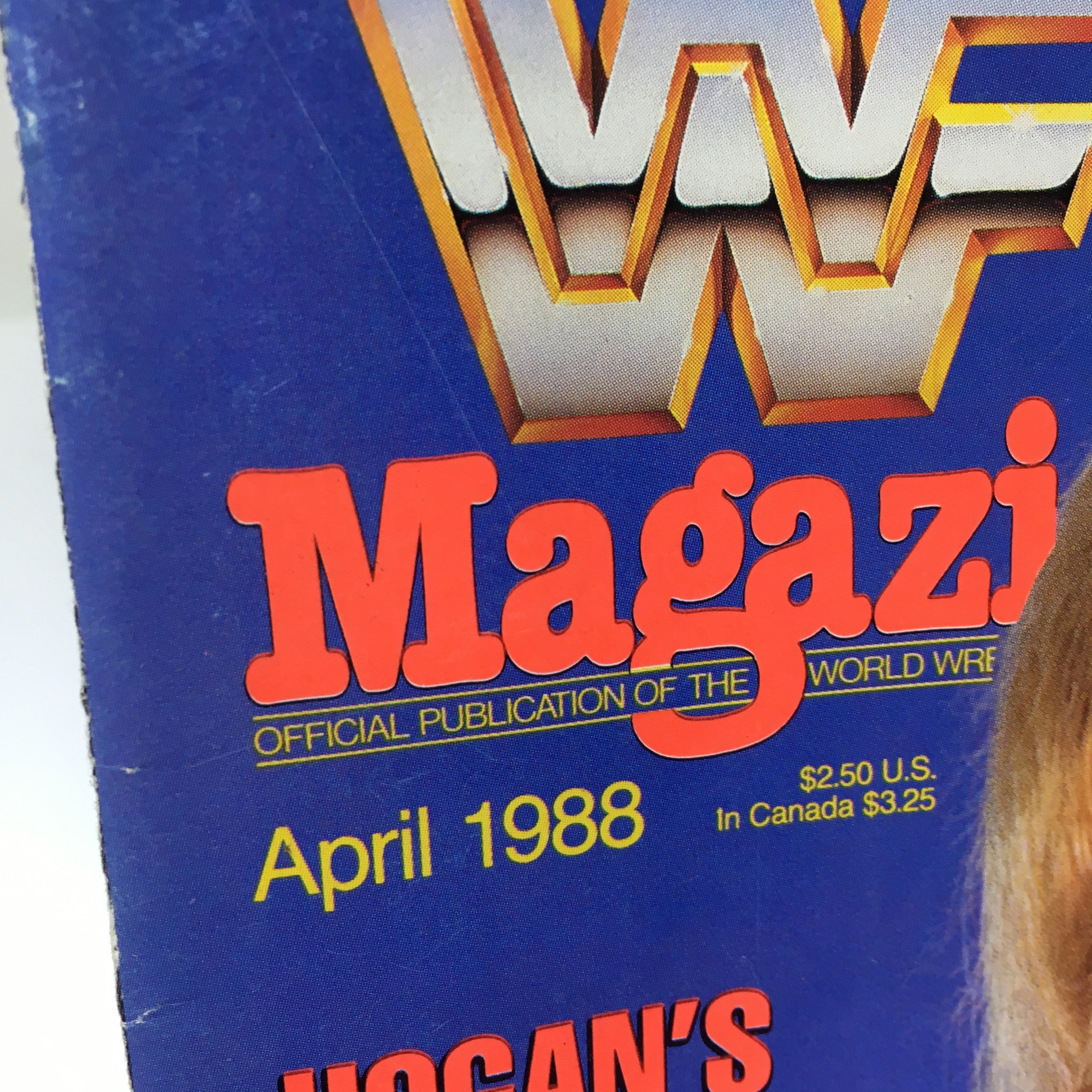 WWF Magazine: Hogan's Title Stolen - Wrestle Mania IV Inside Details April 1988