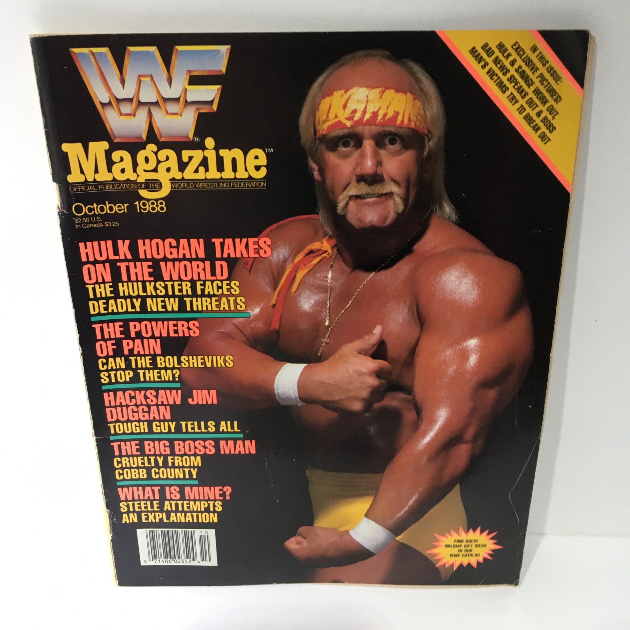 WWF Magazine: Hulk Hogan Takes on the World October 1988