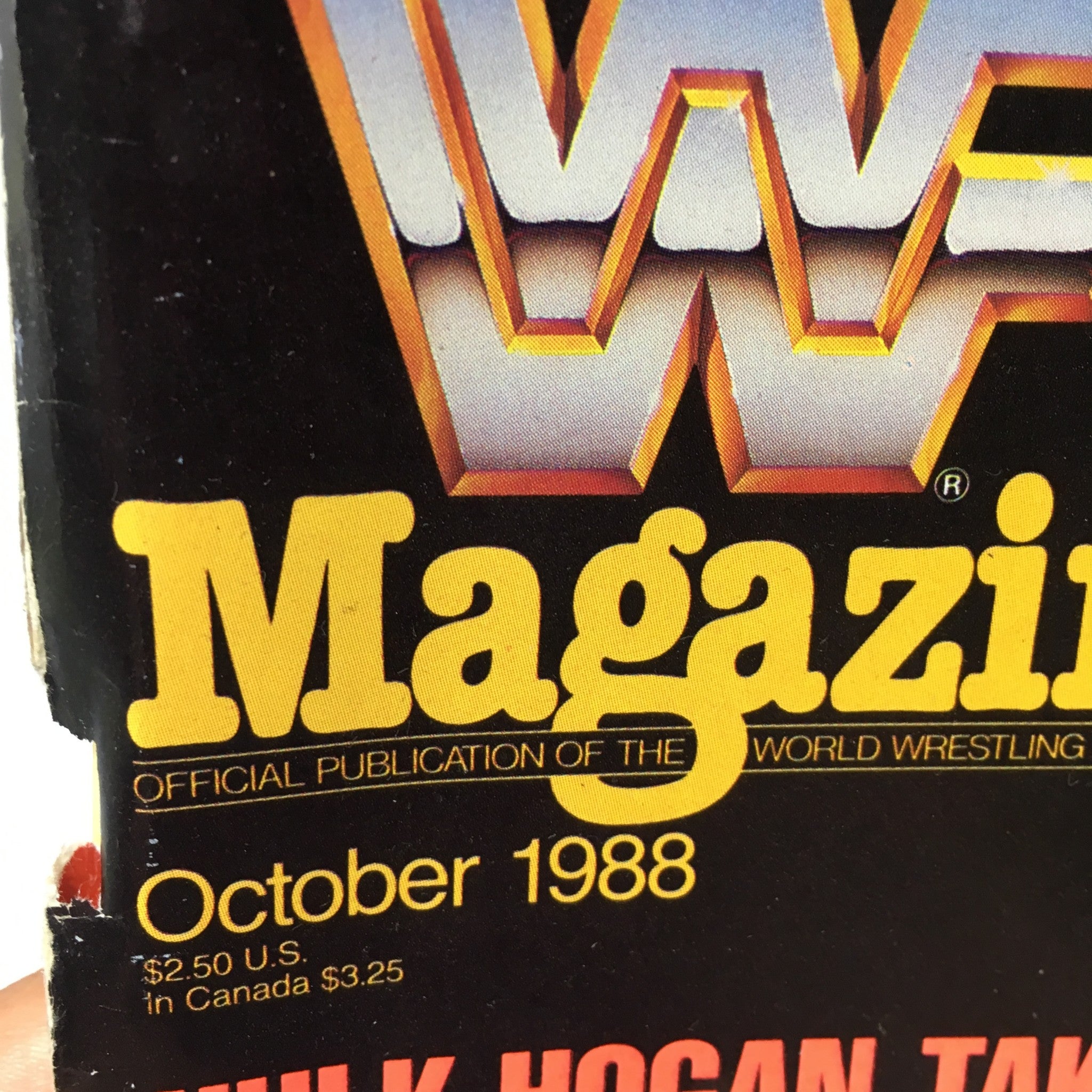 WWF Magazine: Hulk Hogan Takes on the World October 1988