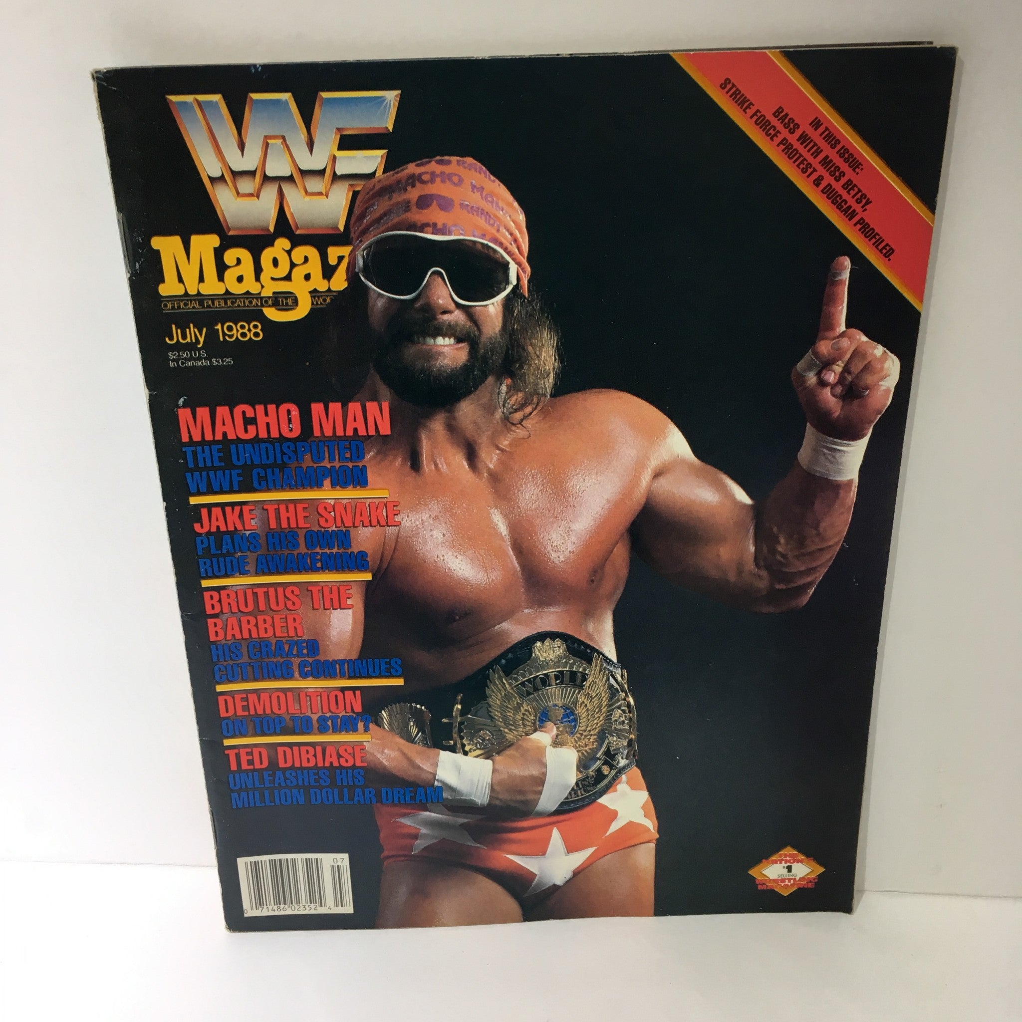 WWF Magazine: Macho Man - Undisputed WWF Champion July 1988