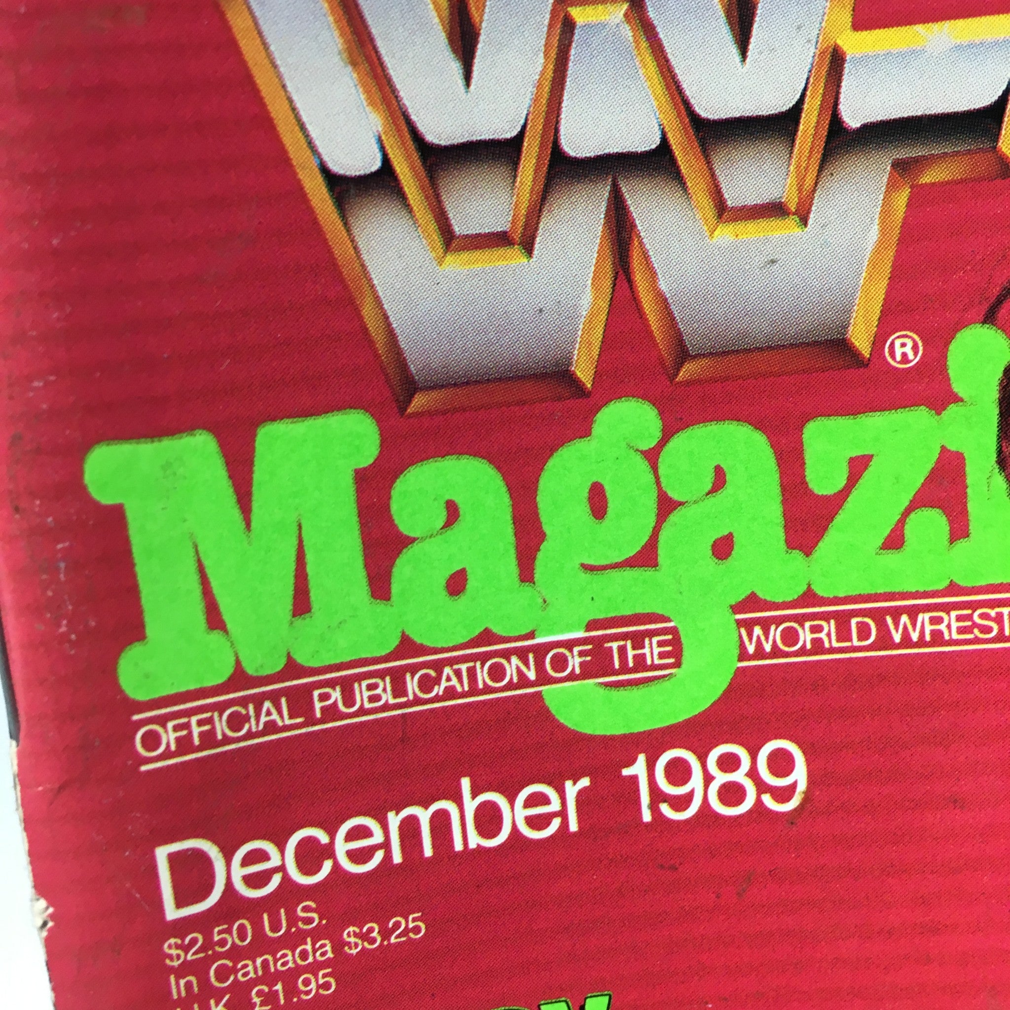 WWF Magazine: Rowdy Roddy Piper - Survivor Series - December 1989