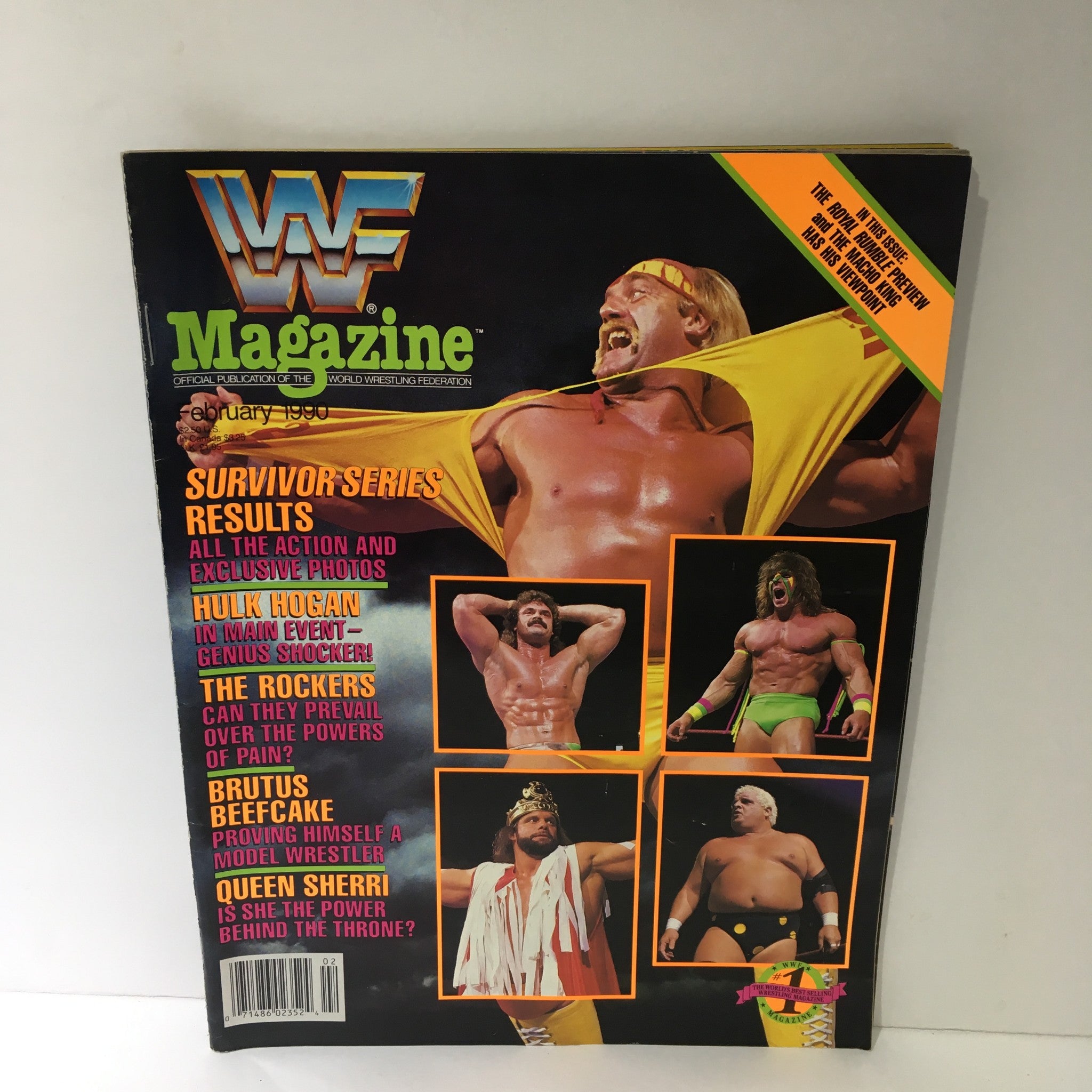 WWF Magazine: Survivor Series Results - Hulk Hogan in Main Event February 1990