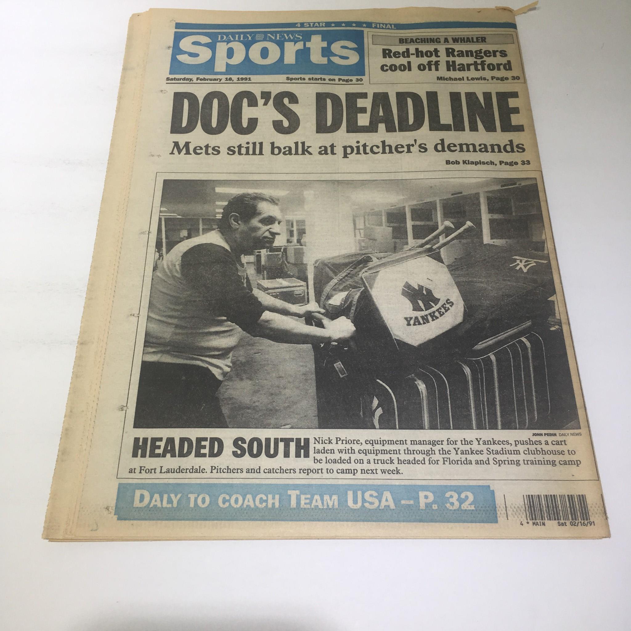 New York Daily News: Feb 16 1991, Bush to Saddam: It's a Sham