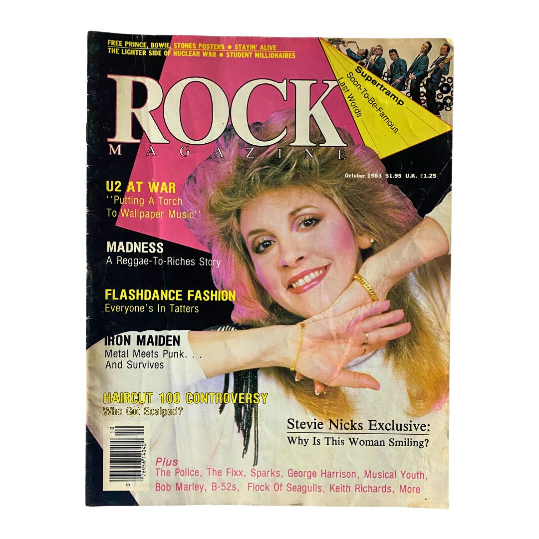 VTG Rock Magazine October 1983 Vol 2 No. 5 Stevie Nicks Cover No Label