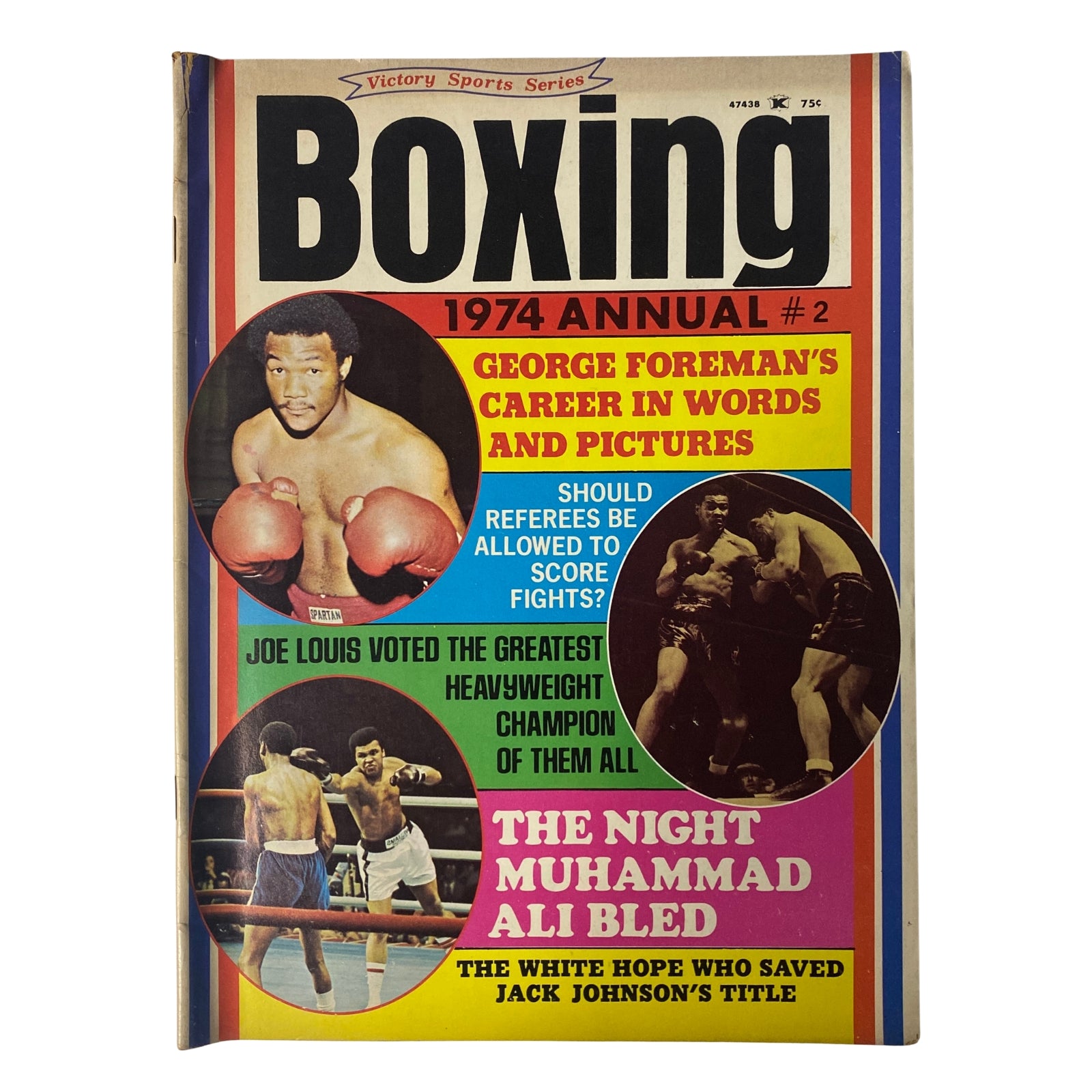 Boxing Magazine 1974 Annual #2 George Foreman, Joe Louis No Label